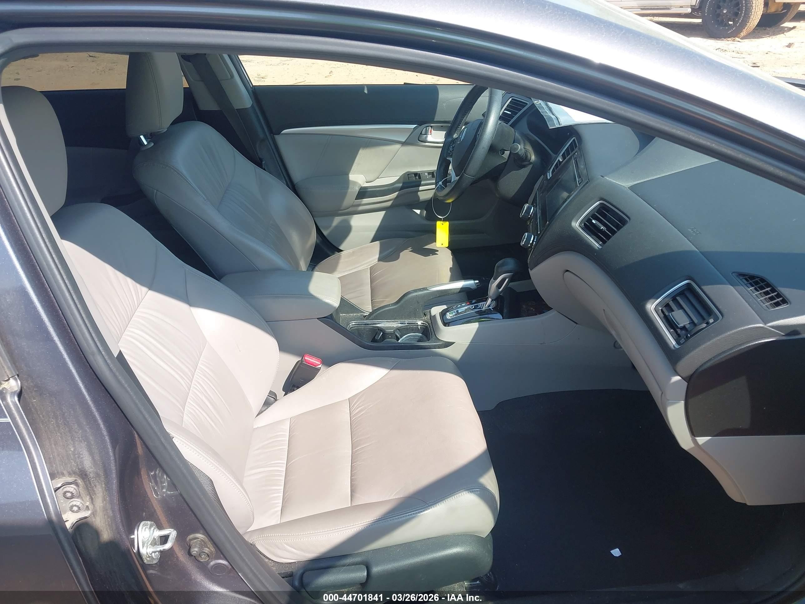 2015 Honda Civic Ex-l Gray vin: 19XFB2F90FE061919