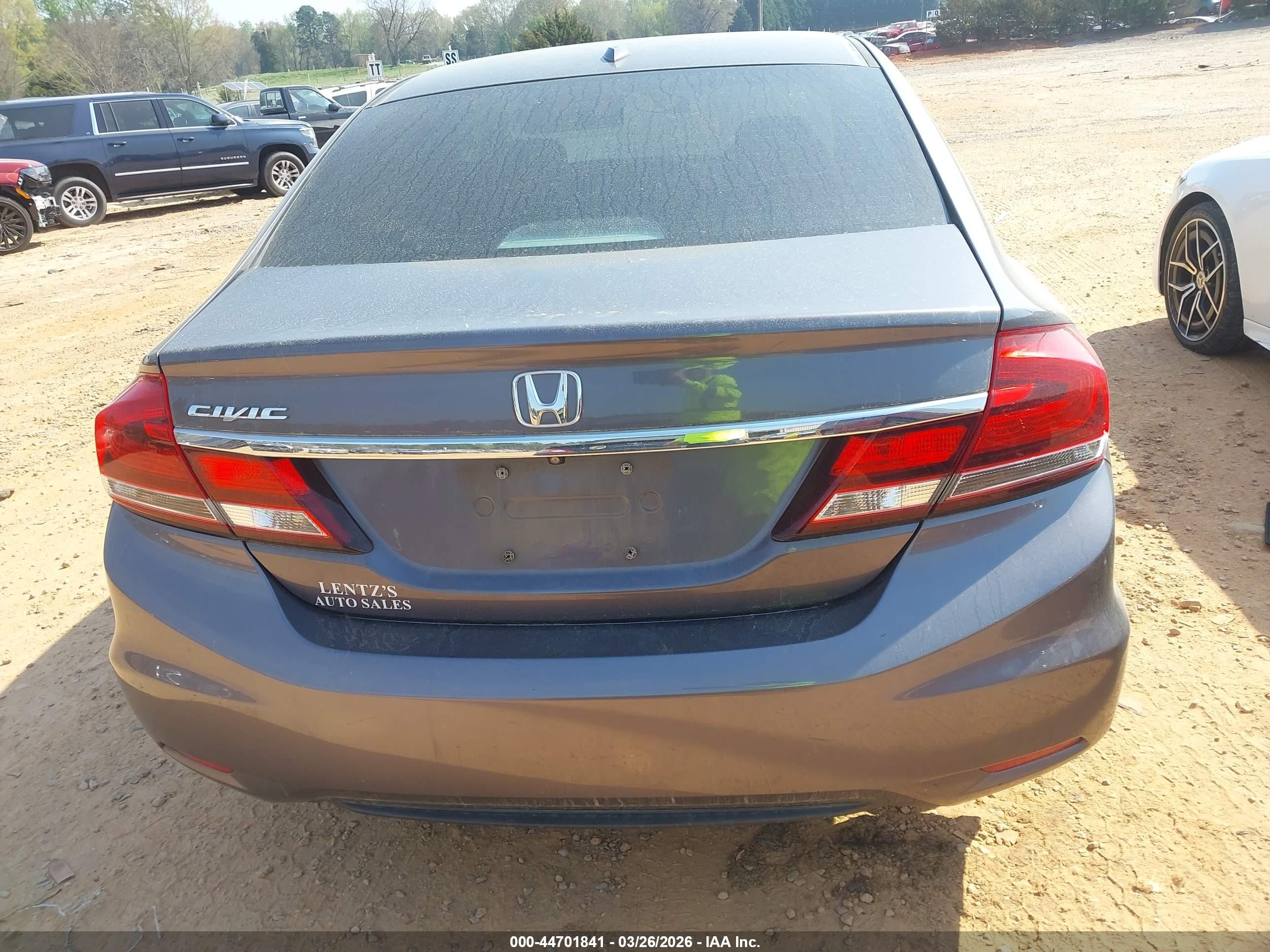 2015 Honda Civic Ex-l Gray vin: 19XFB2F90FE061919