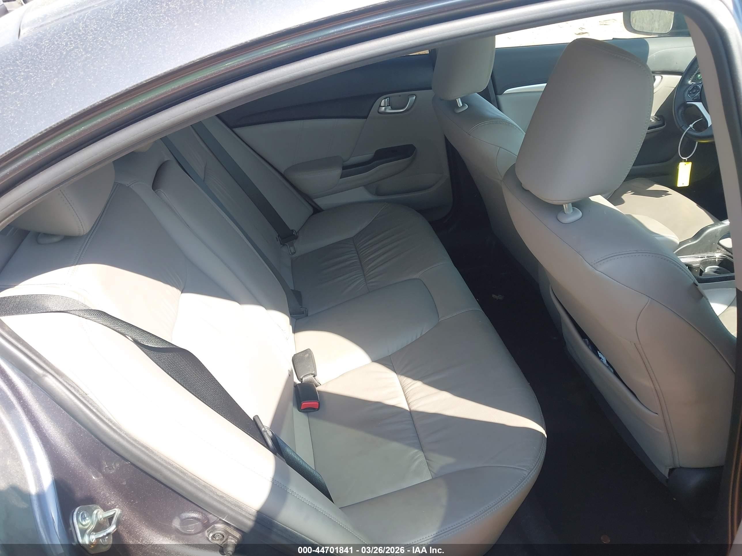 2015 Honda Civic Ex-l Gray vin: 19XFB2F90FE061919