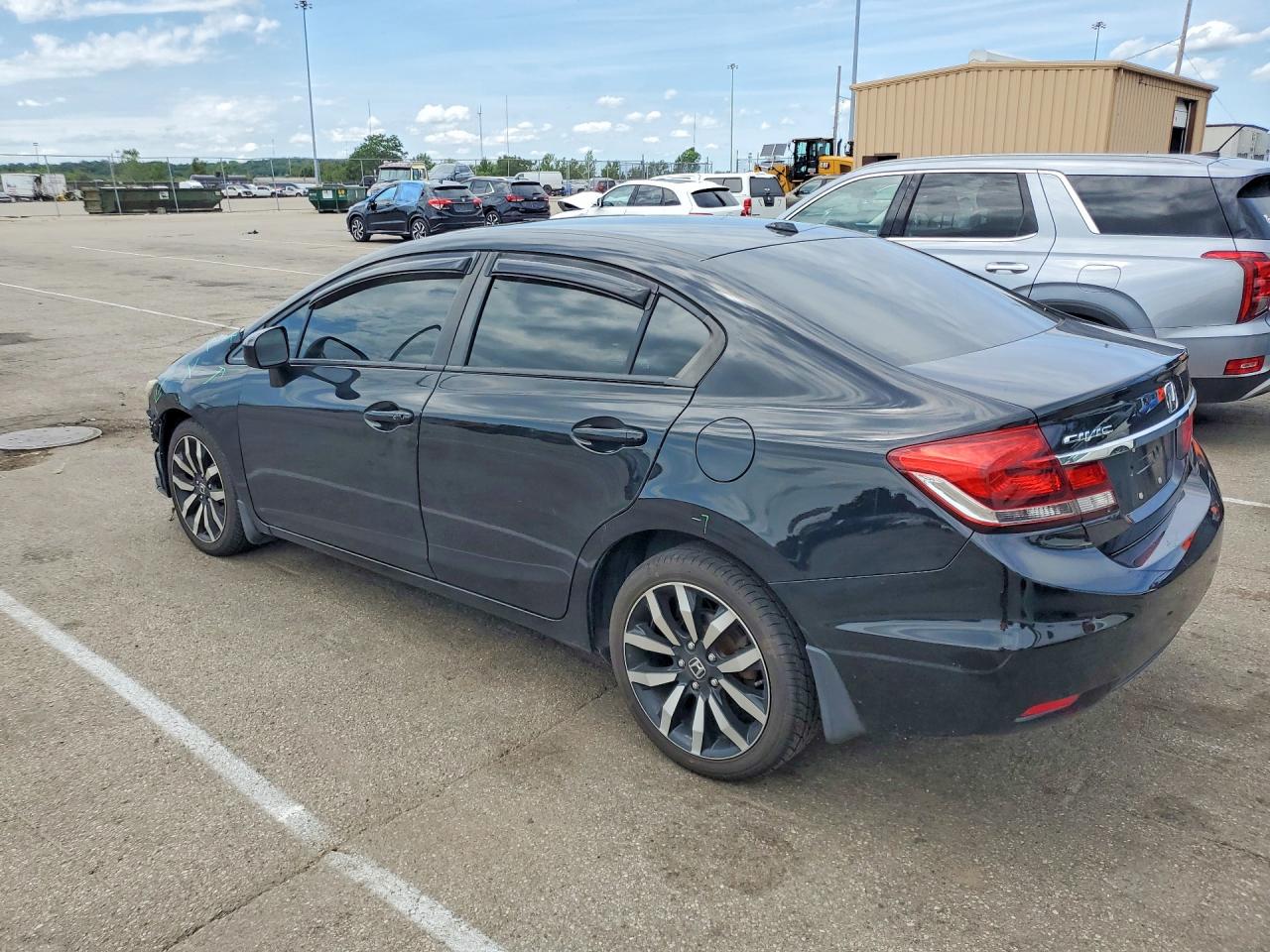 2015 Honda Civic Exl Black vin: 19XFB2F90FE074993