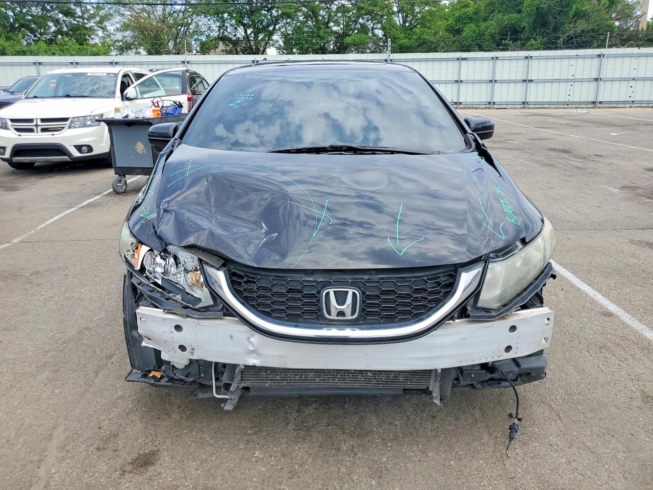 2015 Honda Civic Exl Black vin: 19XFB2F90FE074993