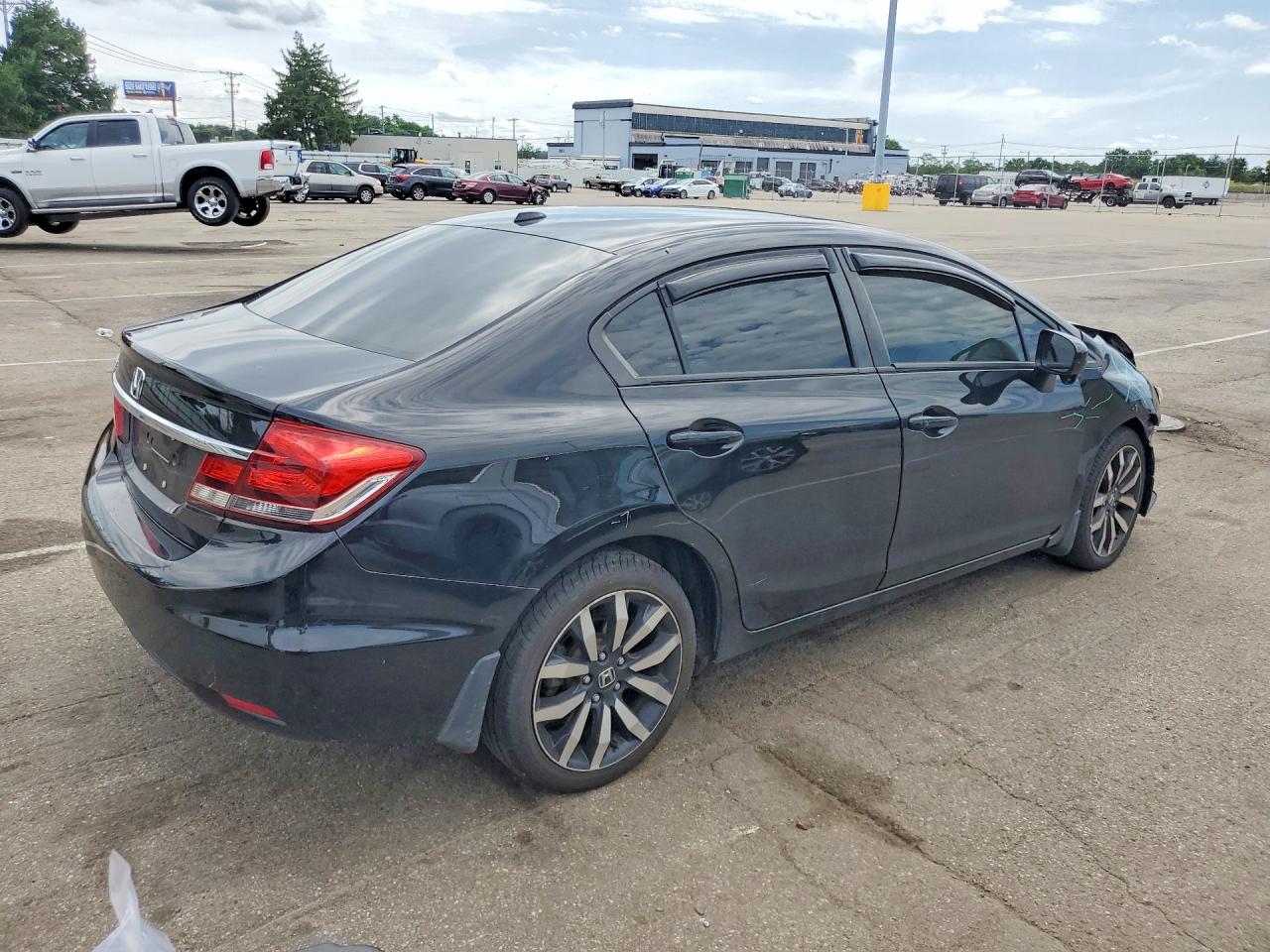 2015 Honda Civic Exl Black vin: 19XFB2F90FE074993