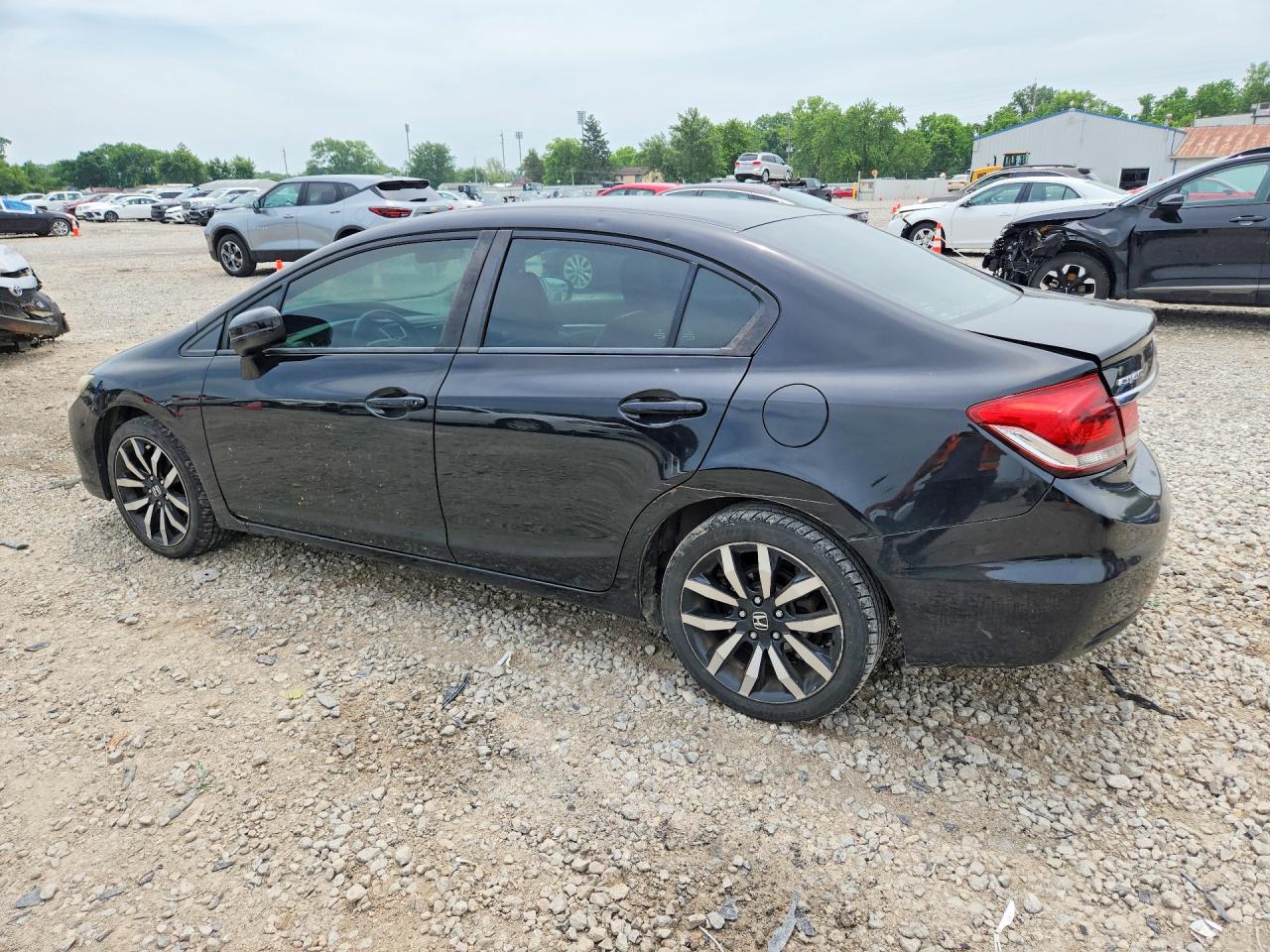 2015 Honda Civic Exl Черный vin: 19XFB2F90FE086495