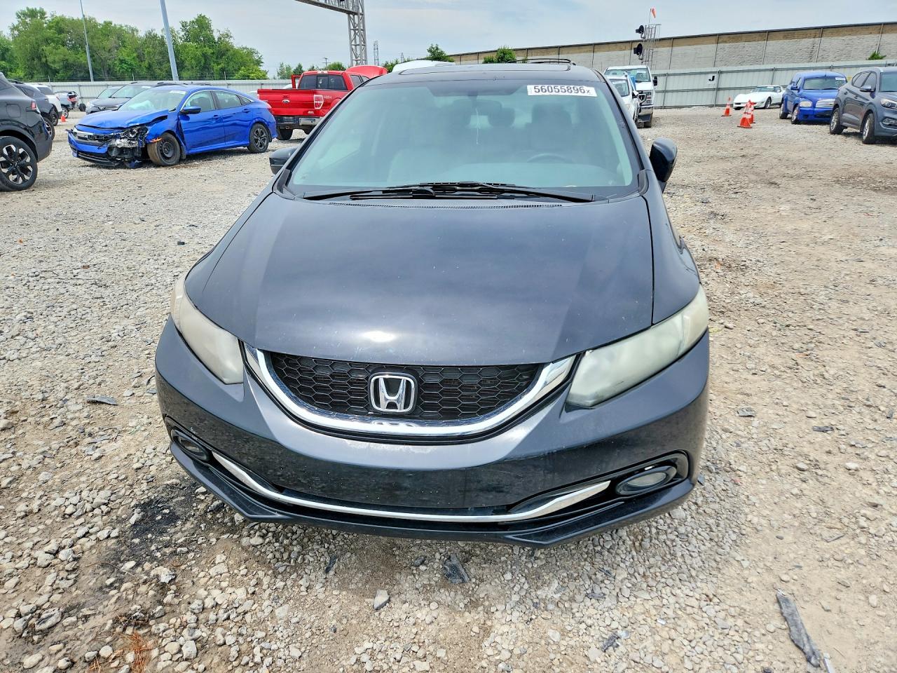 2015 Honda Civic Exl Черный vin: 19XFB2F90FE086495