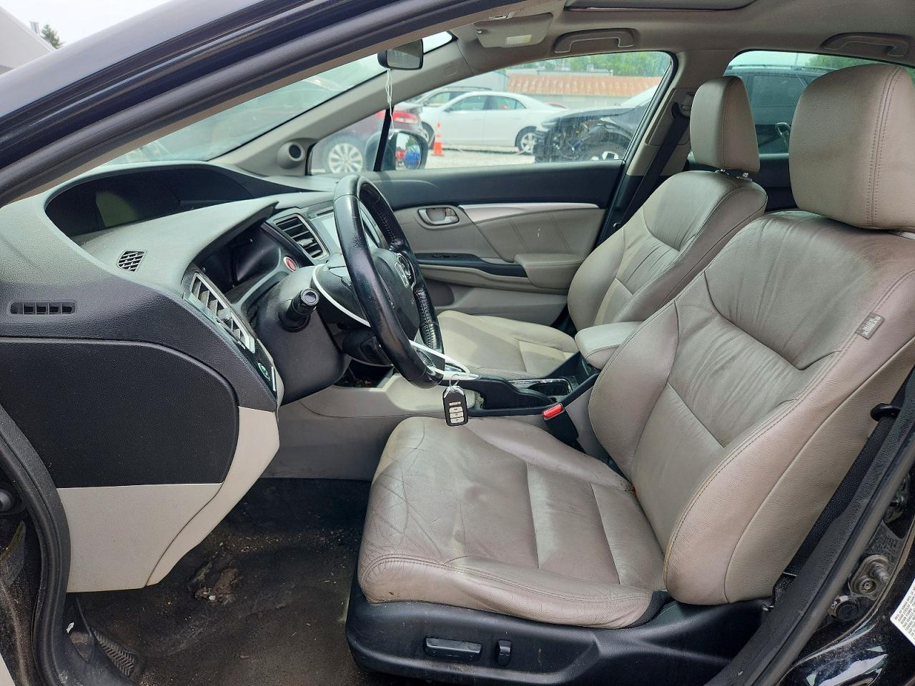2015 Honda Civic Exl Черный vin: 19XFB2F90FE086495