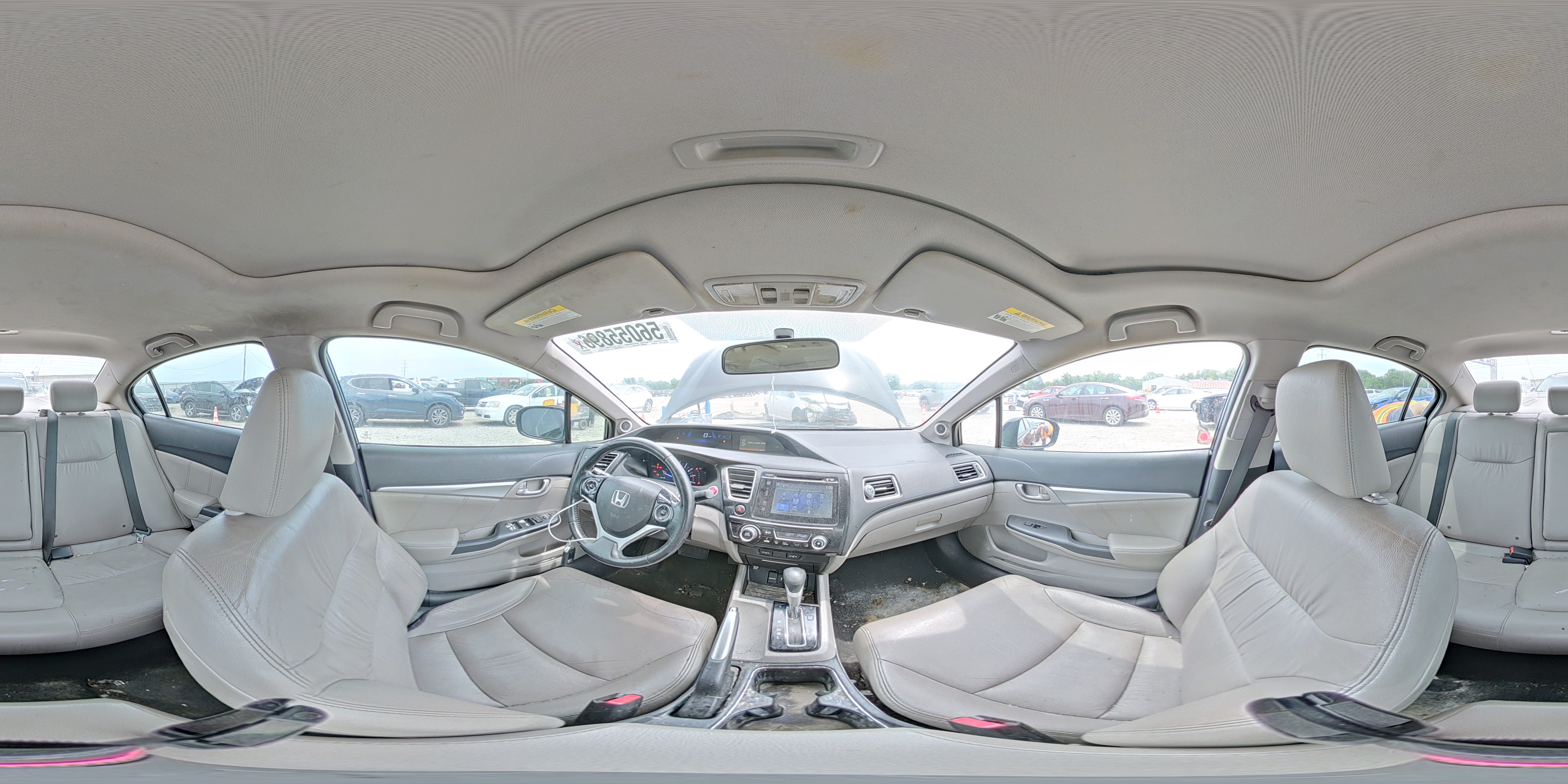 2015 Honda Civic Exl Черный vin: 19XFB2F90FE086495