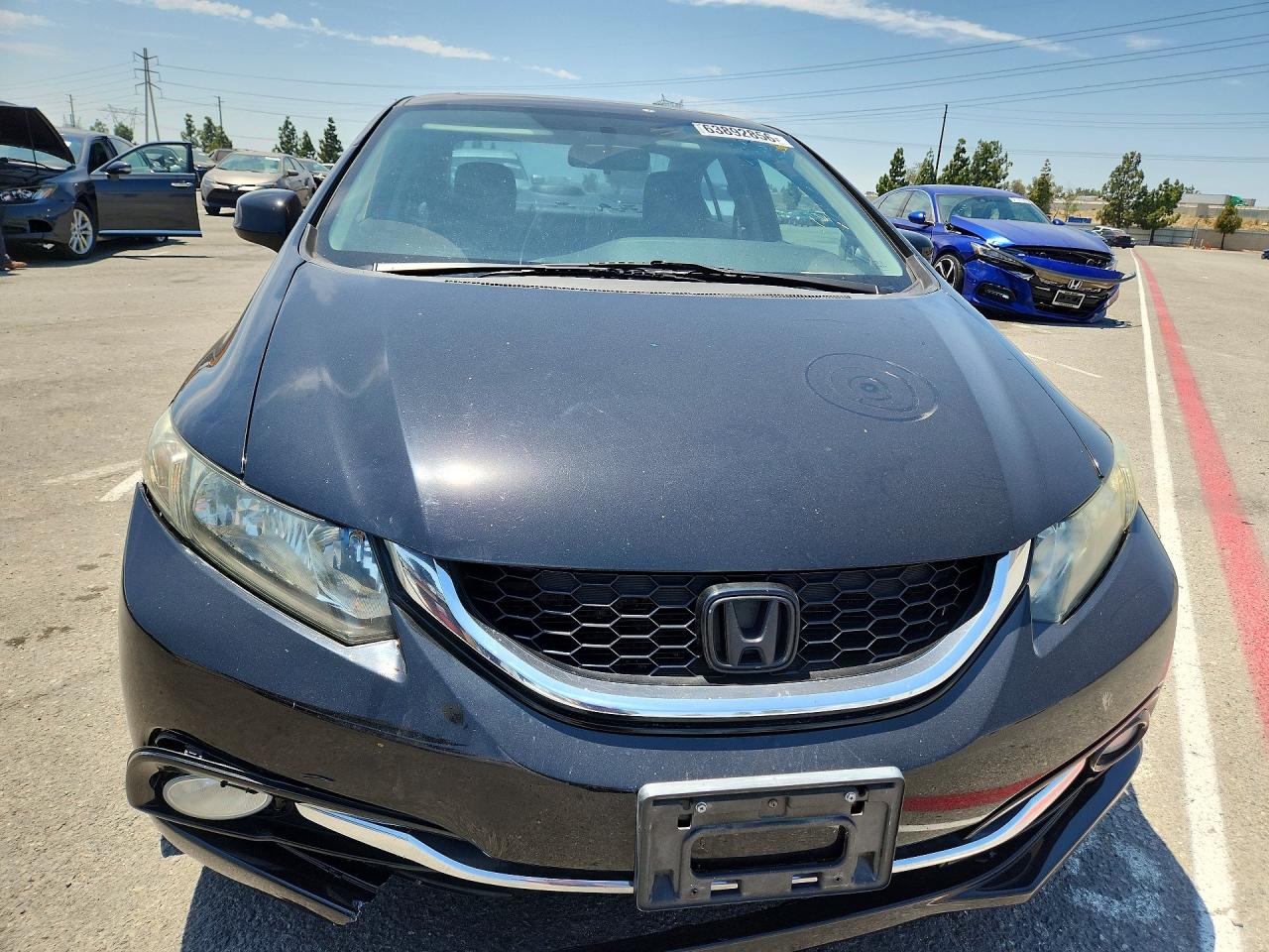 2015 Honda Civic Exl Black vin: 19XFB2F90FE206215
