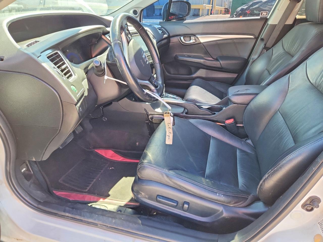 2015 Honda Civic Exl White vin: 19XFB2F90FE283229