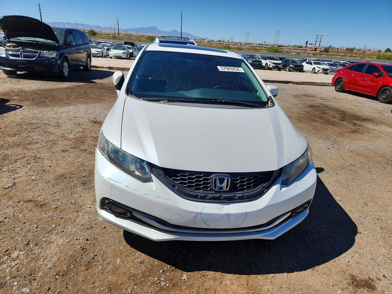 2015 Honda Civic Exl White vin: 19XFB2F90FE283229
