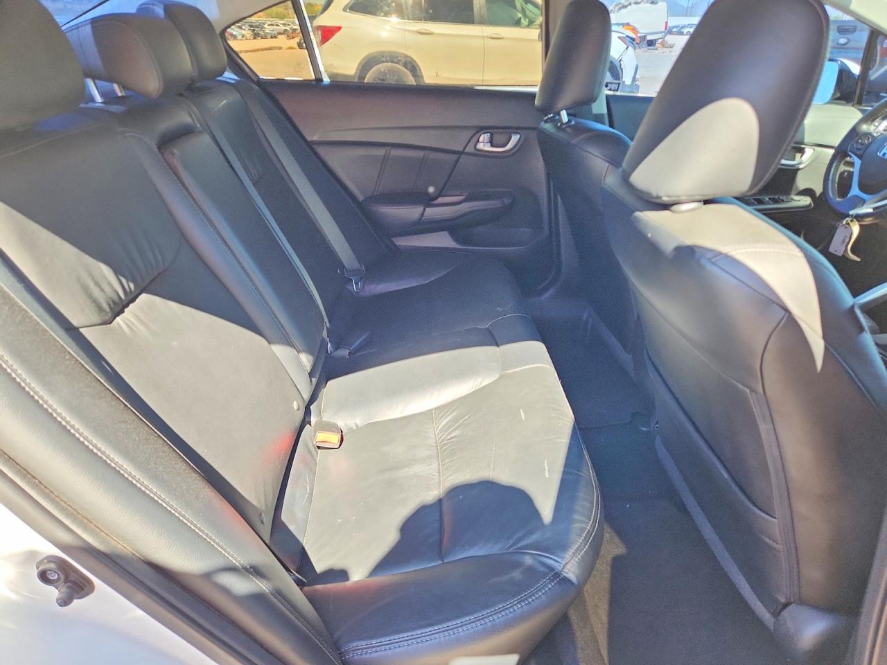 2015 Honda Civic Exl White vin: 19XFB2F90FE283229