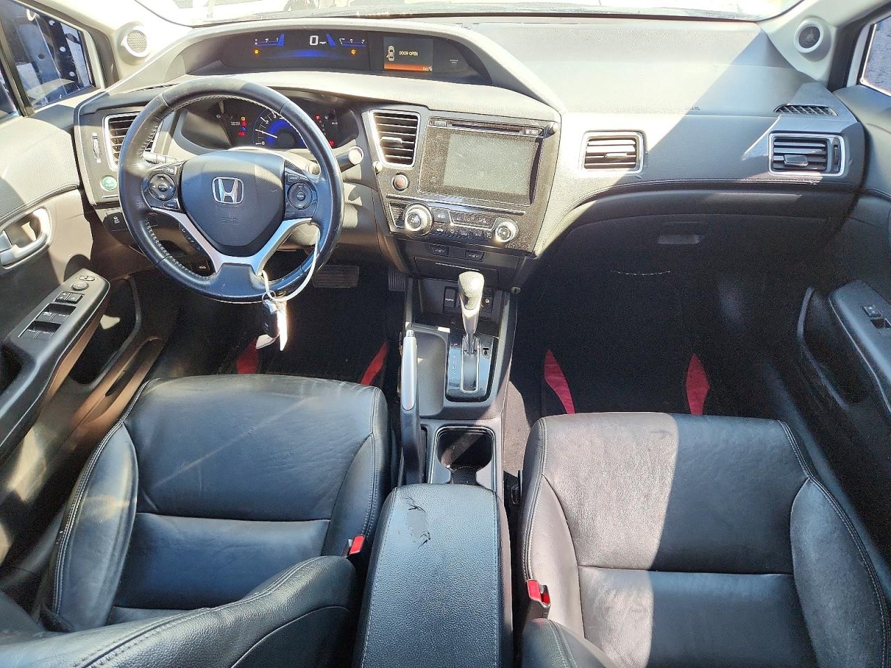 2015 Honda Civic Exl White vin: 19XFB2F90FE283229