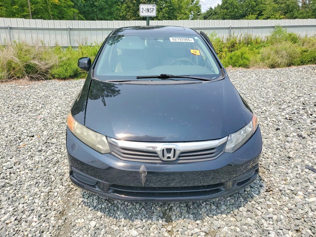 2012 Honda Civic Exl Black vin: 19XFB2F91CE034482