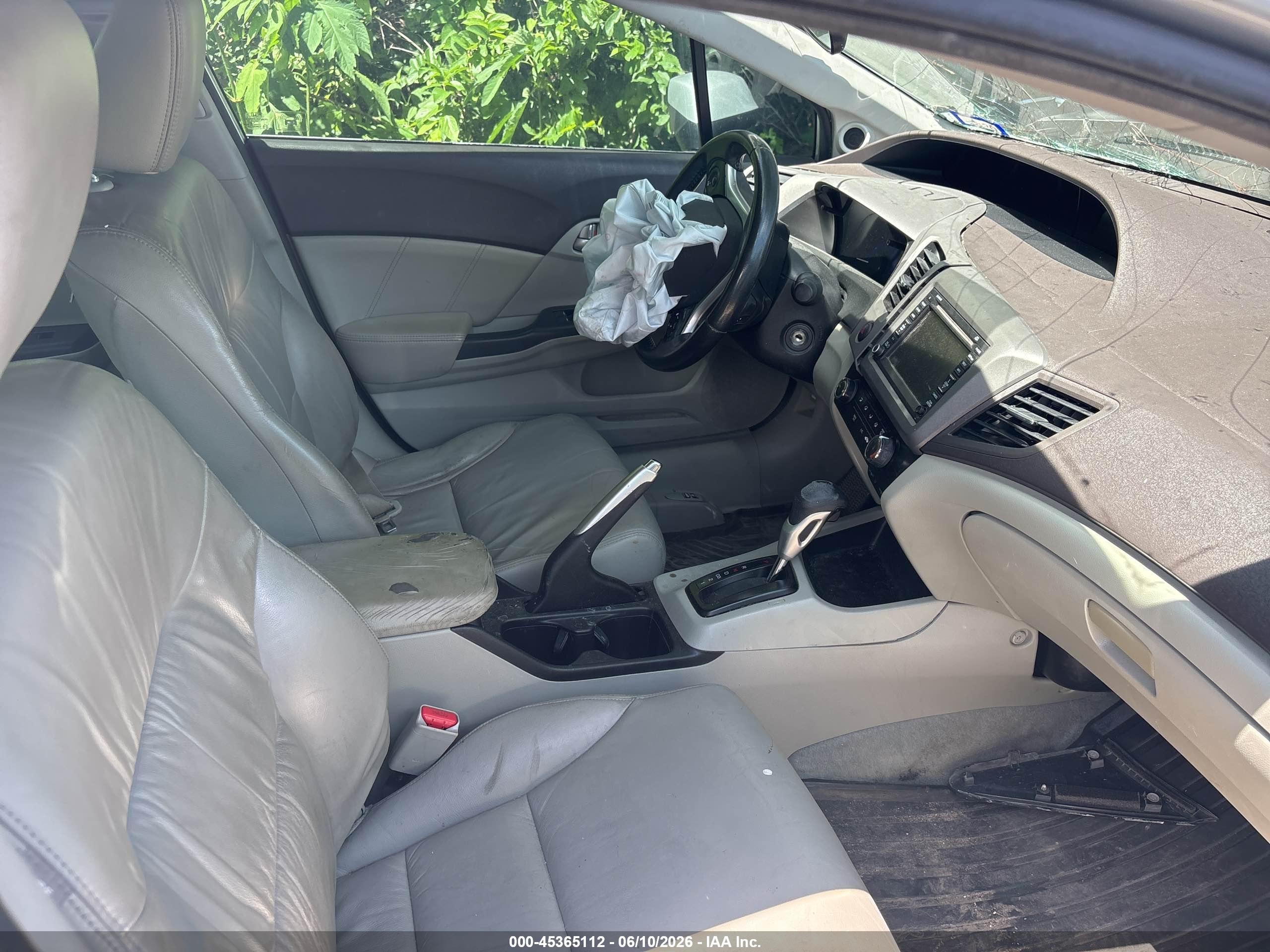 2012 Honda Civic Ex-l vin: 19XFB2F91CE041402
