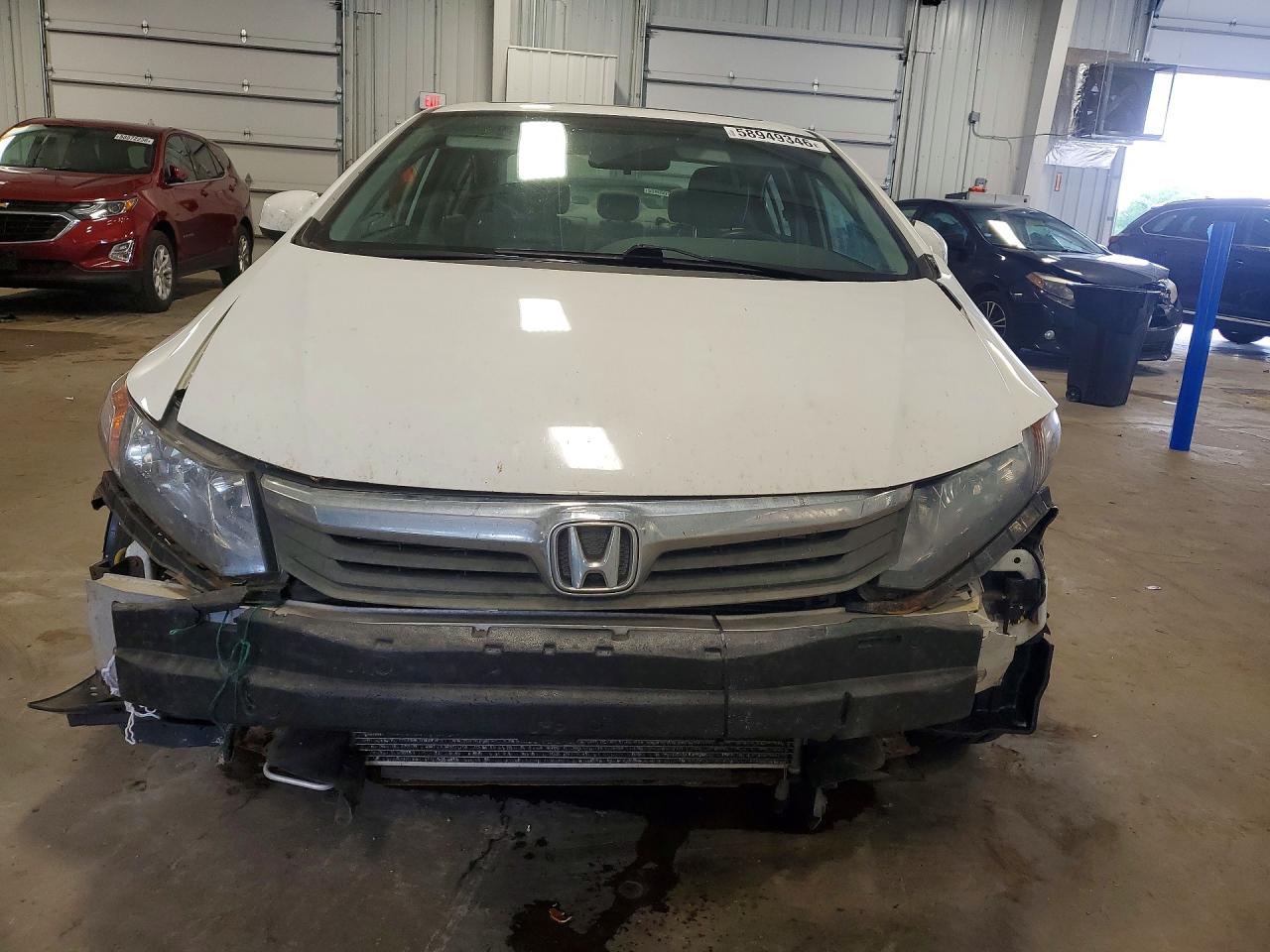 2012 Honda Civic Exl Белый vin: 19XFB2F91CE053307