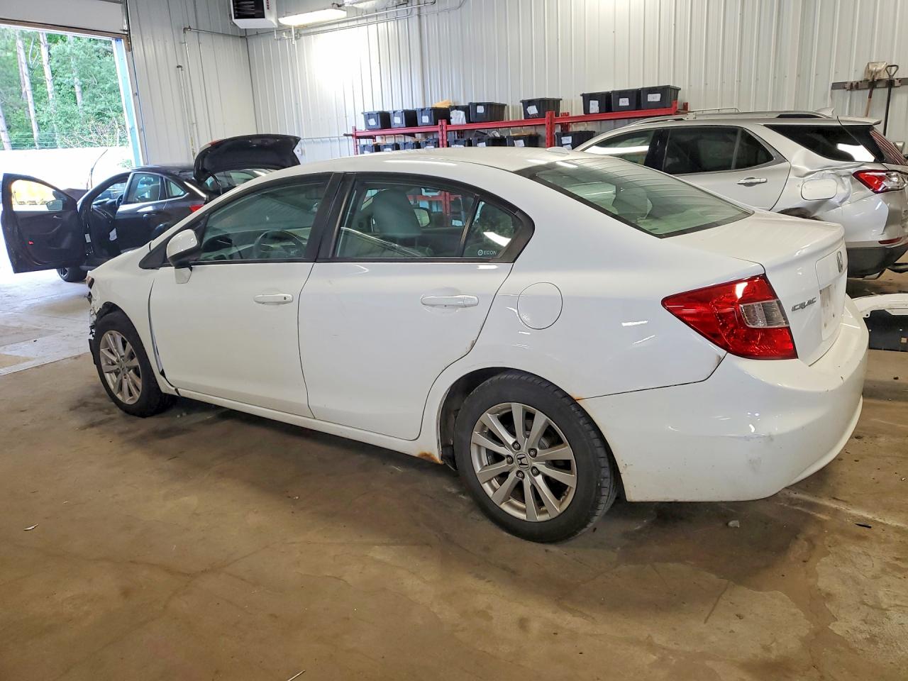 2012 Honda Civic Exl Белый vin: 19XFB2F91CE053307