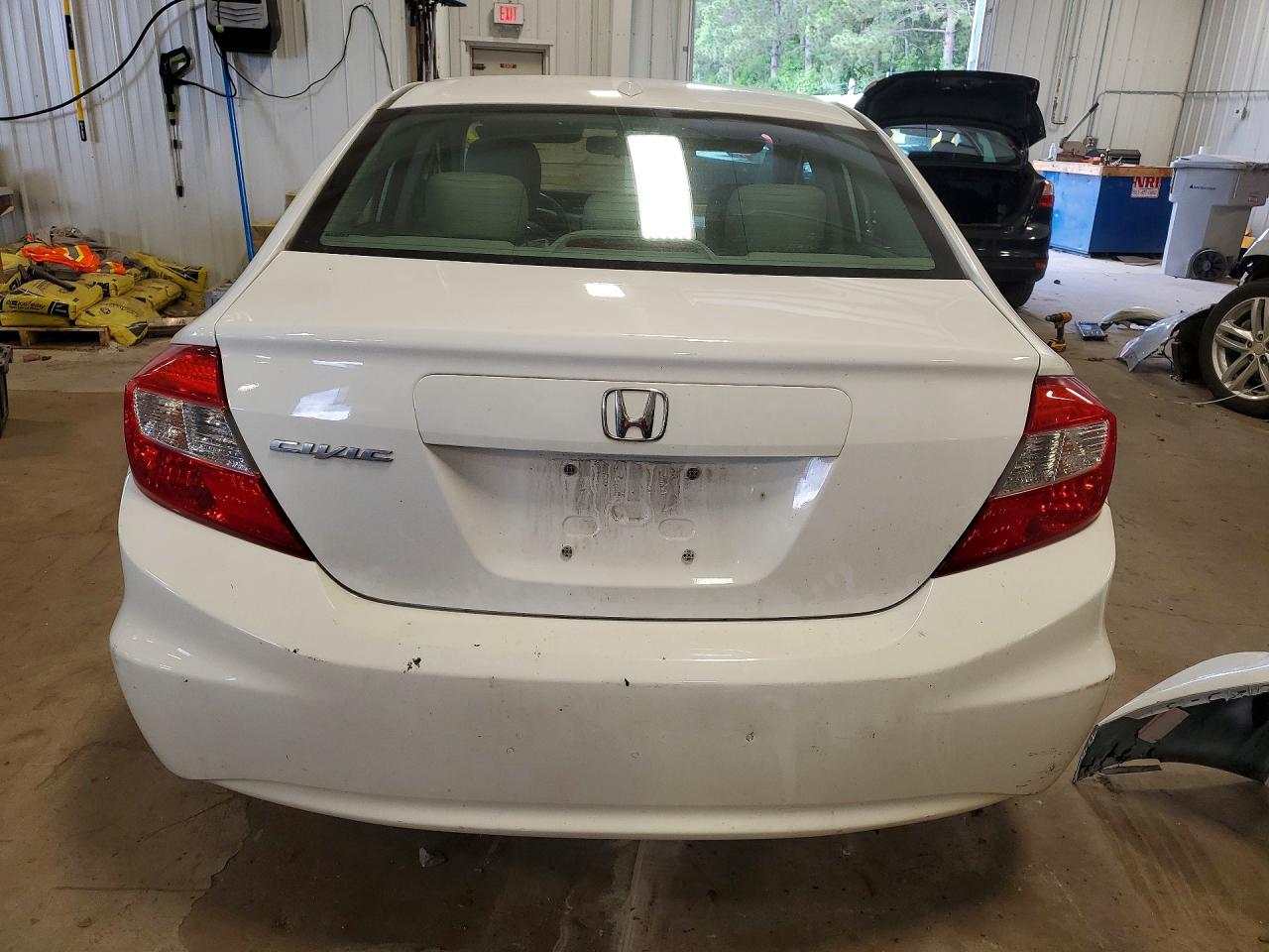 2012 Honda Civic Exl Белый vin: 19XFB2F91CE053307