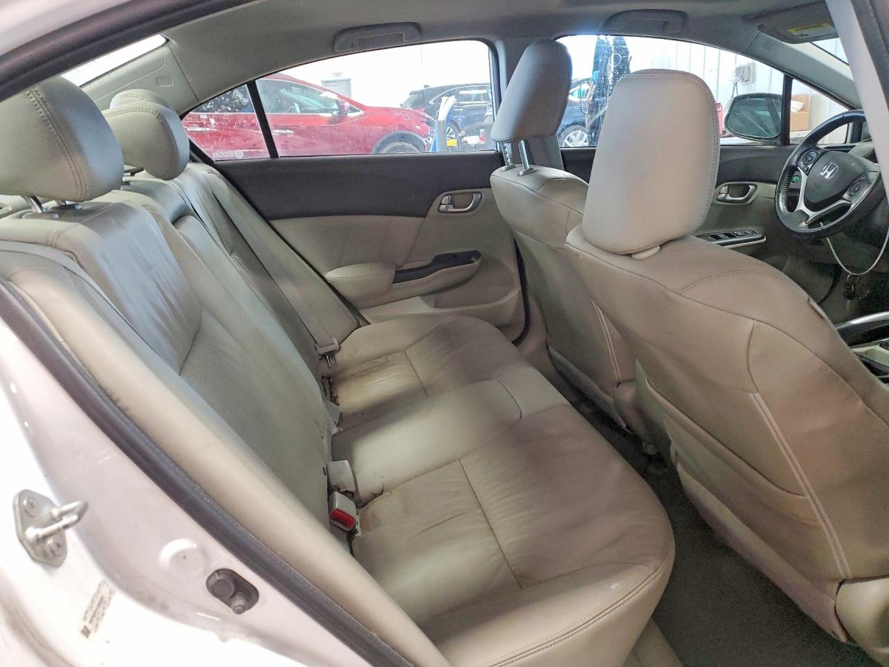 2012 Honda Civic Exl Белый vin: 19XFB2F91CE053307