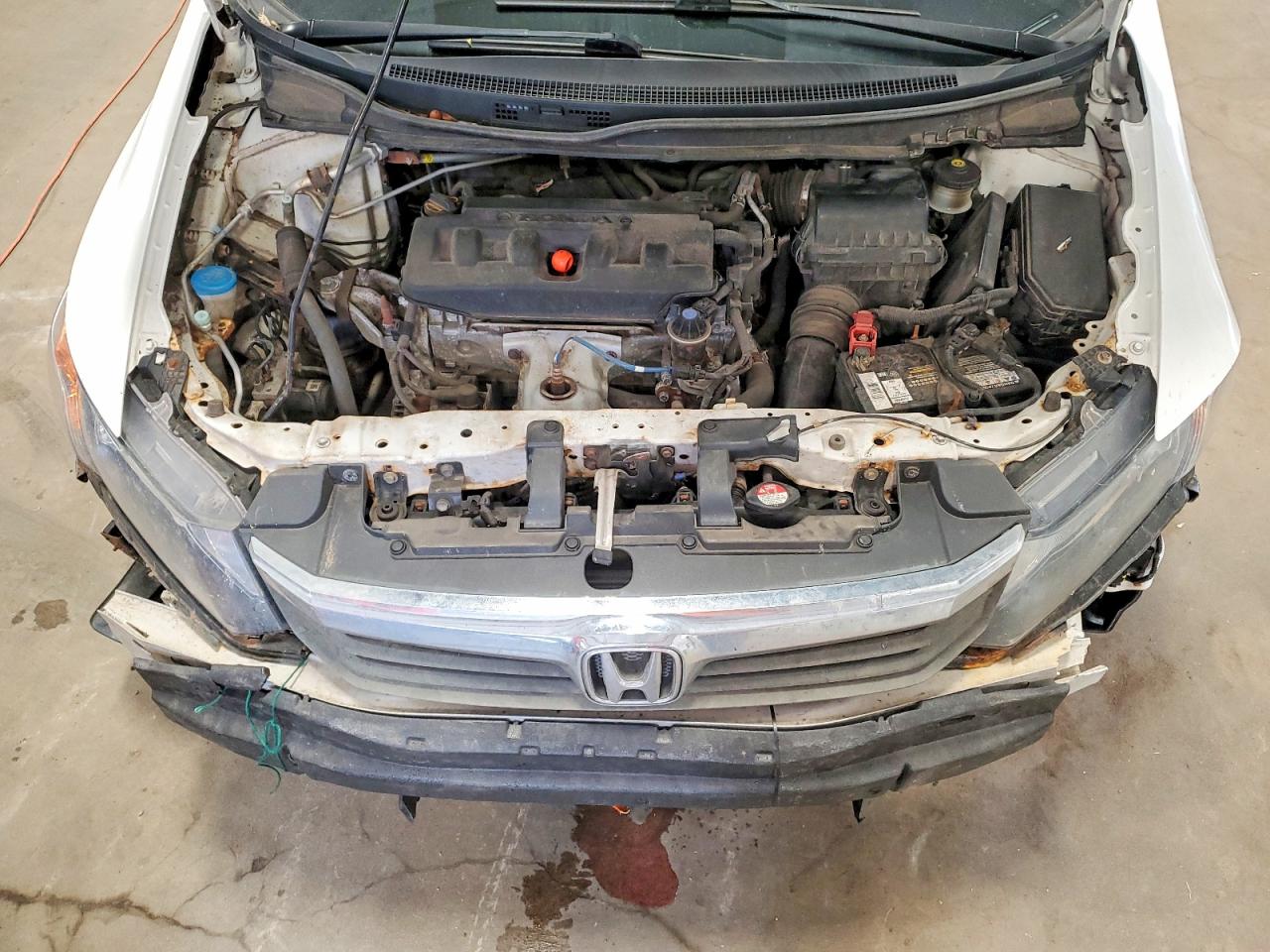 2012 Honda Civic Exl Белый vin: 19XFB2F91CE053307