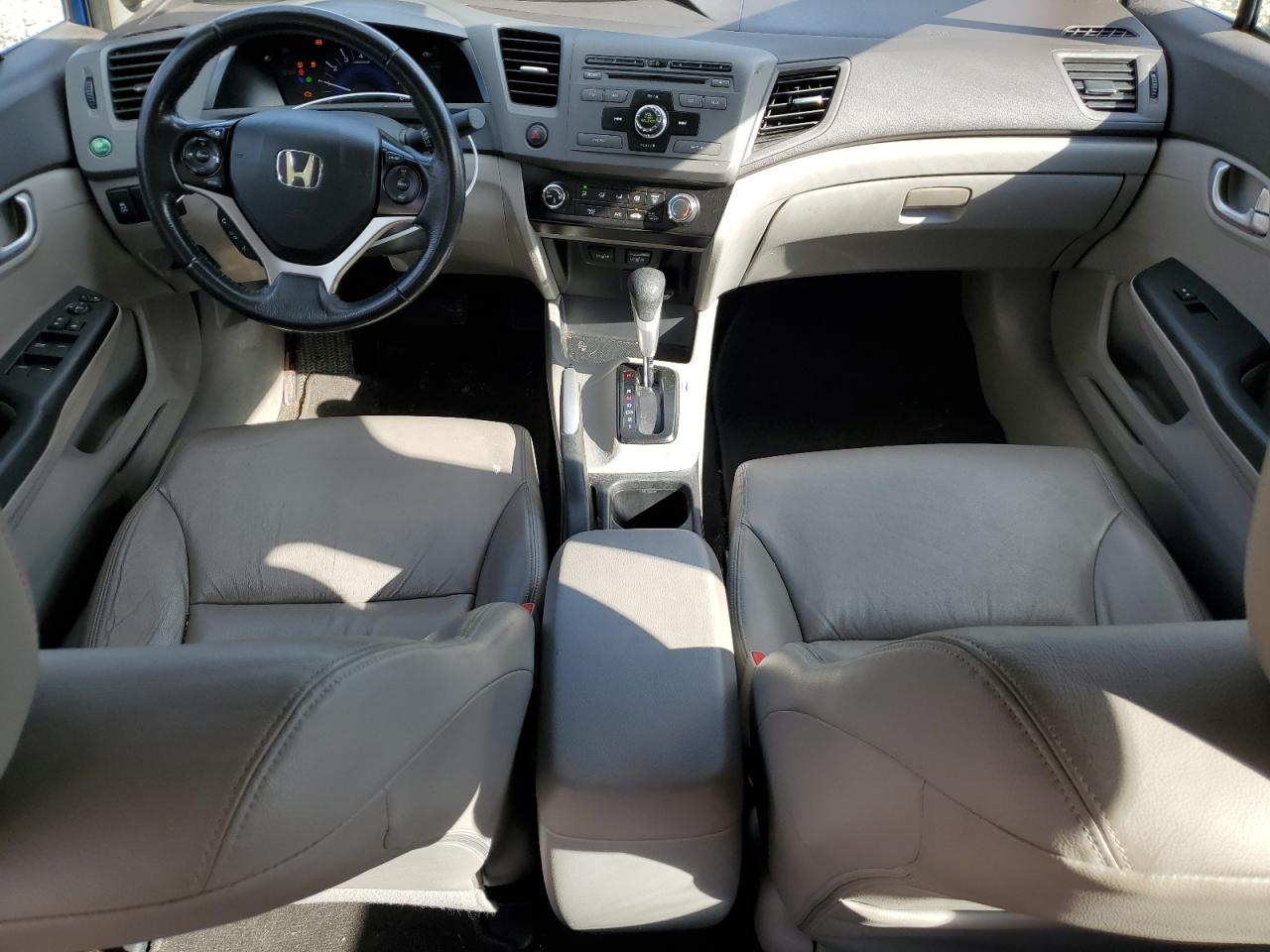 2012 Honda Civic Exl Blue vin: 19XFB2F91CE315178