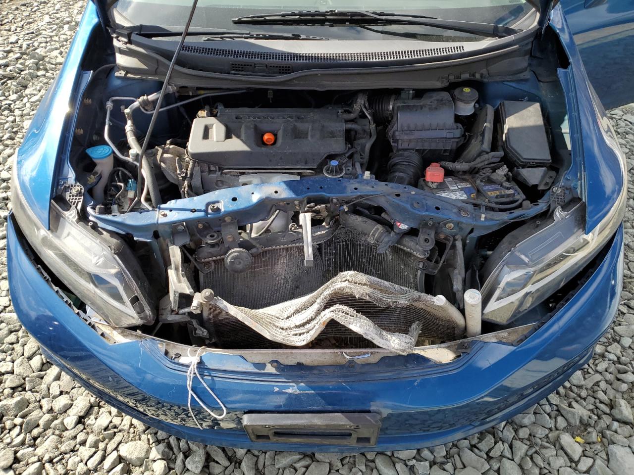 2012 Honda Civic Exl Blue vin: 19XFB2F91CE315178