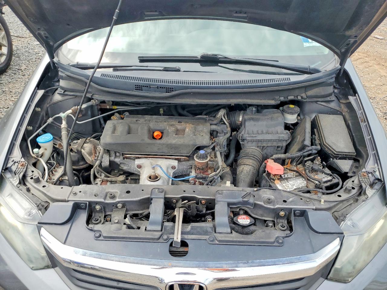 2012 Honda Civic Exl Gray vin: 19XFB2F91CE315696