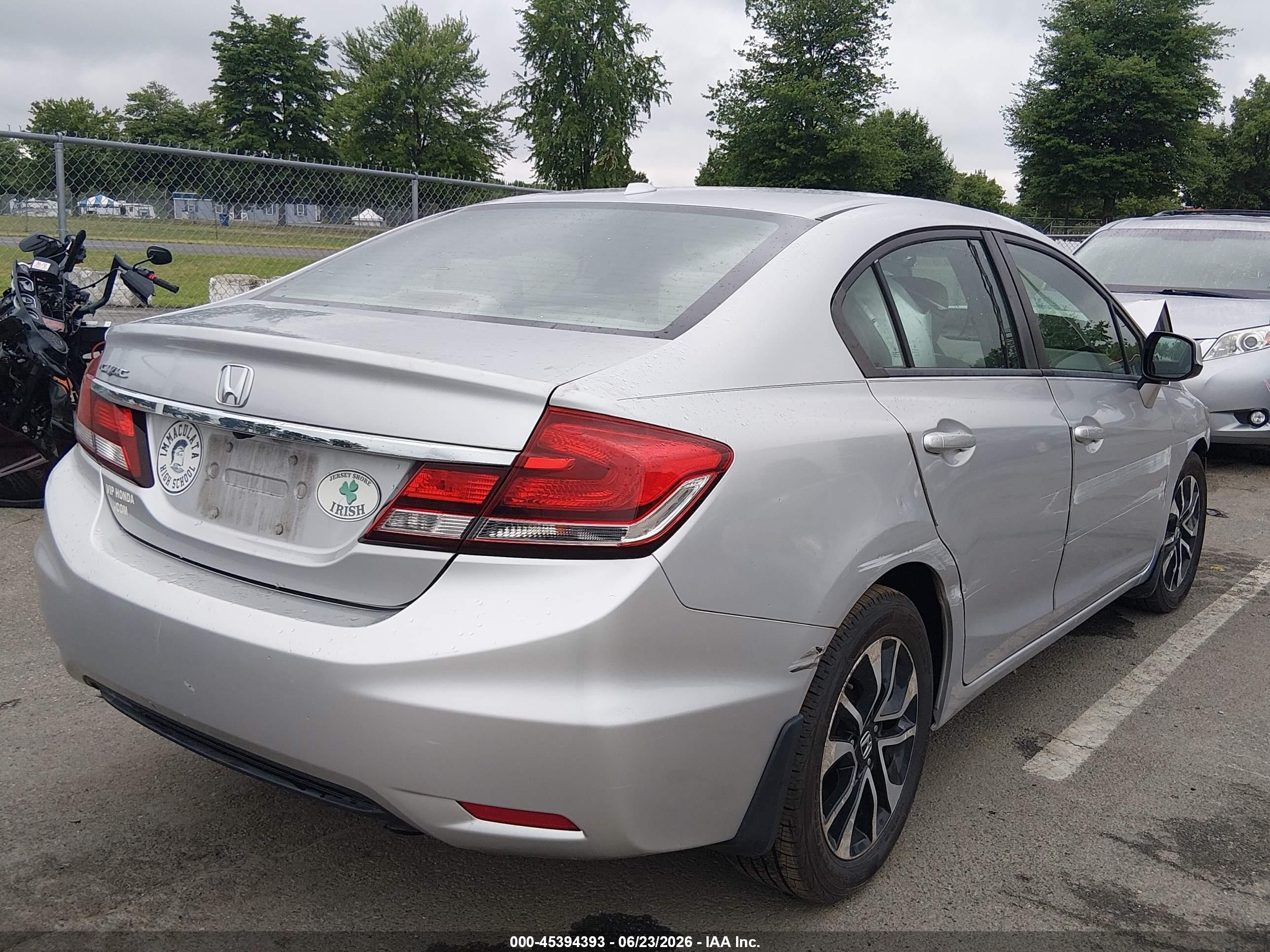 2013 Honda Civic Ex-l Silver vin: 19XFB2F91DE213641