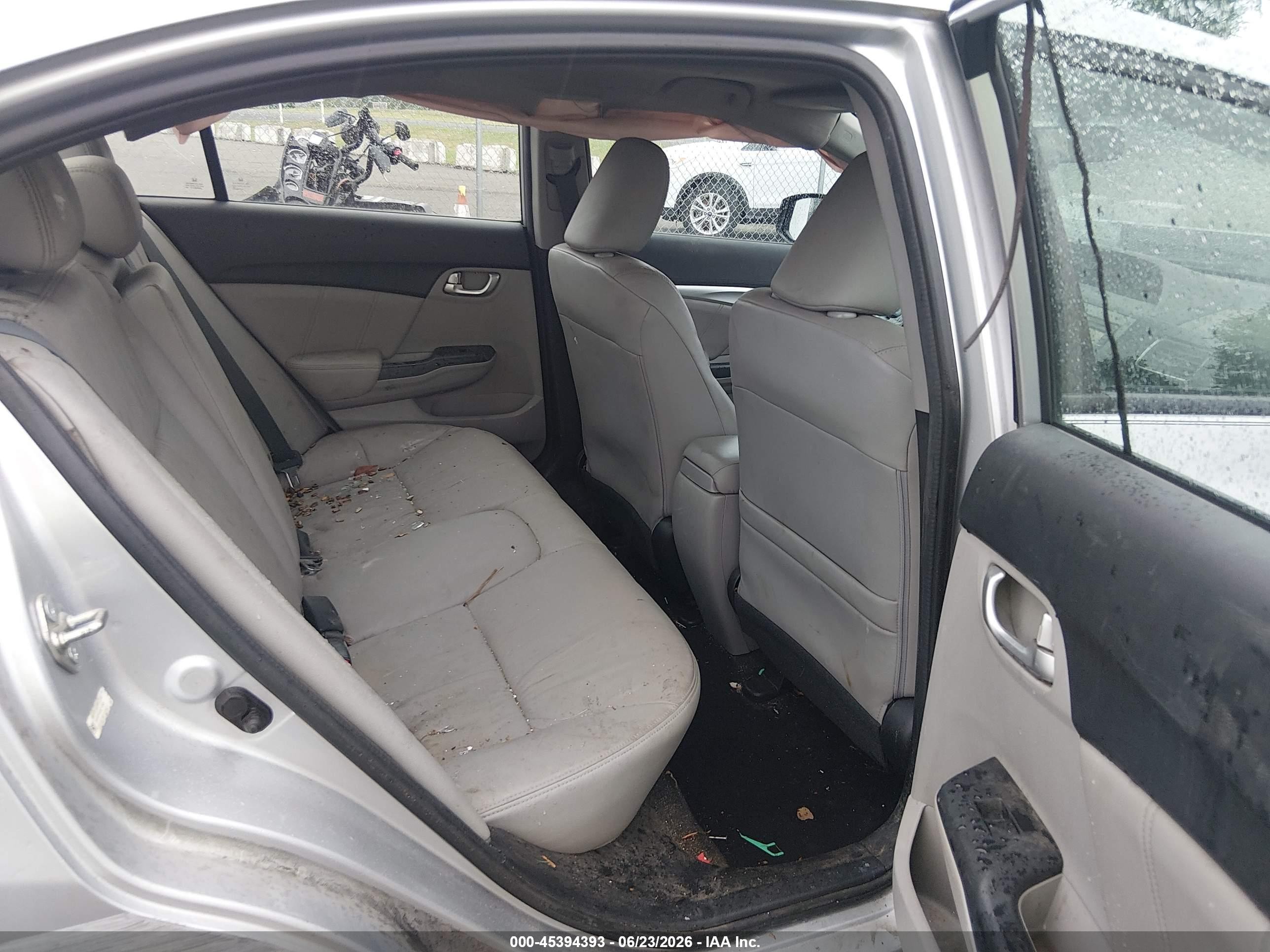 2013 Honda Civic Ex-l Silver vin: 19XFB2F91DE213641
