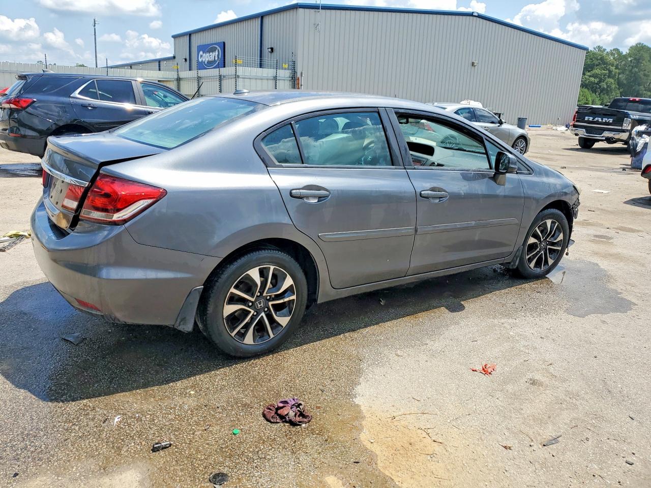 2013 Honda Civic Exl Gray vin: 19XFB2F91DE234876
