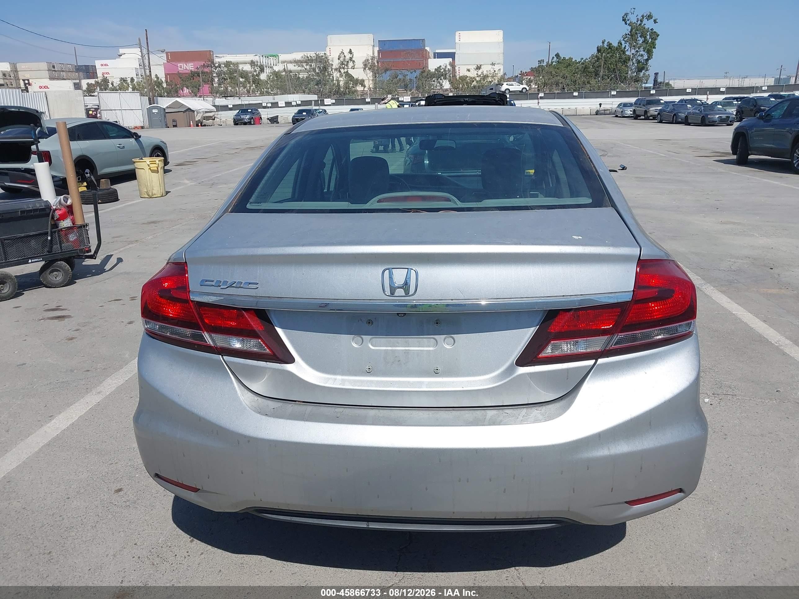 2013 Honda Civic Ex-l Silver vin: 19XFB2F91DE277856