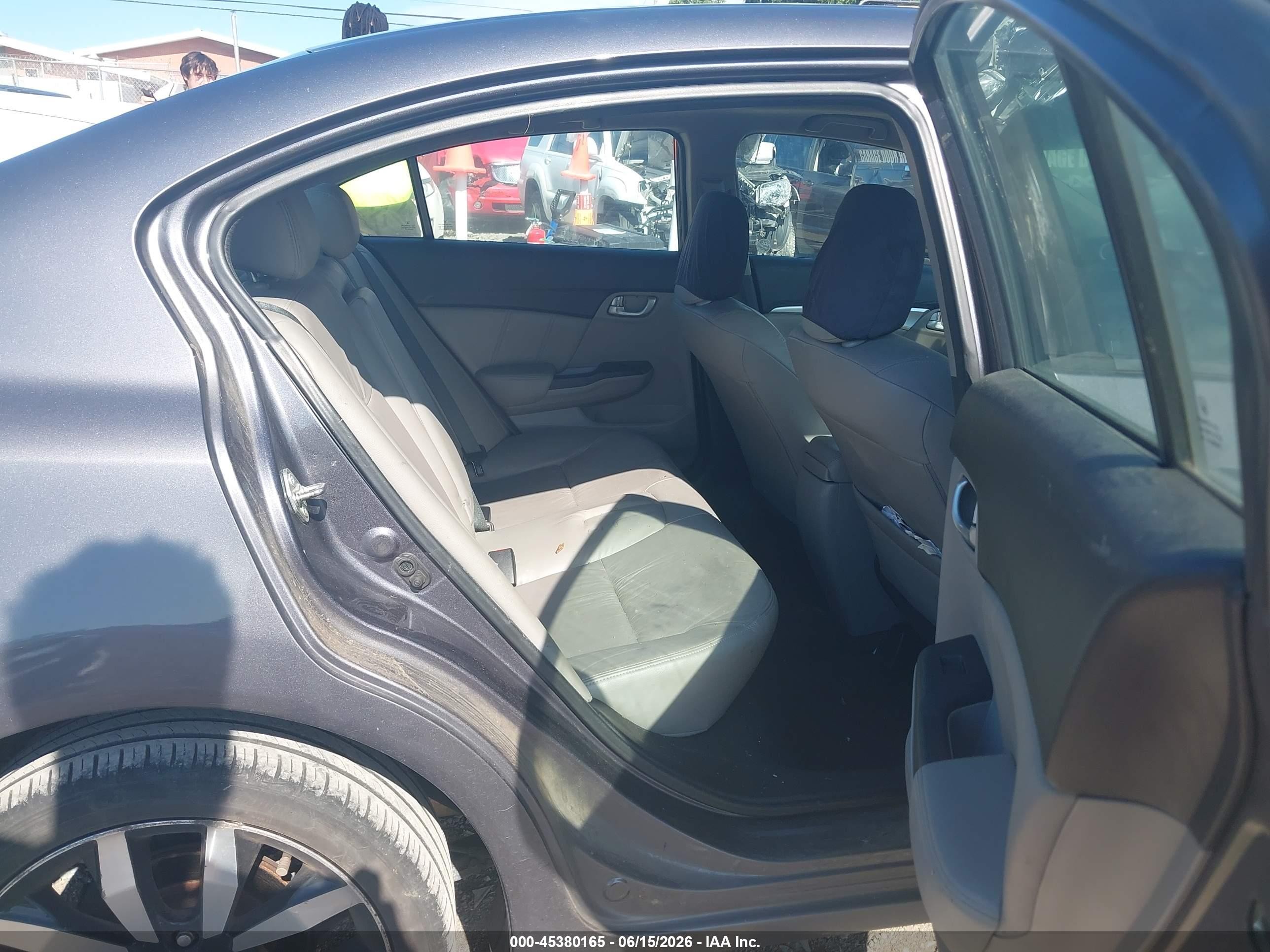 2014 Honda Civic Ex-l Серый vin: 19XFB2F91EE053603