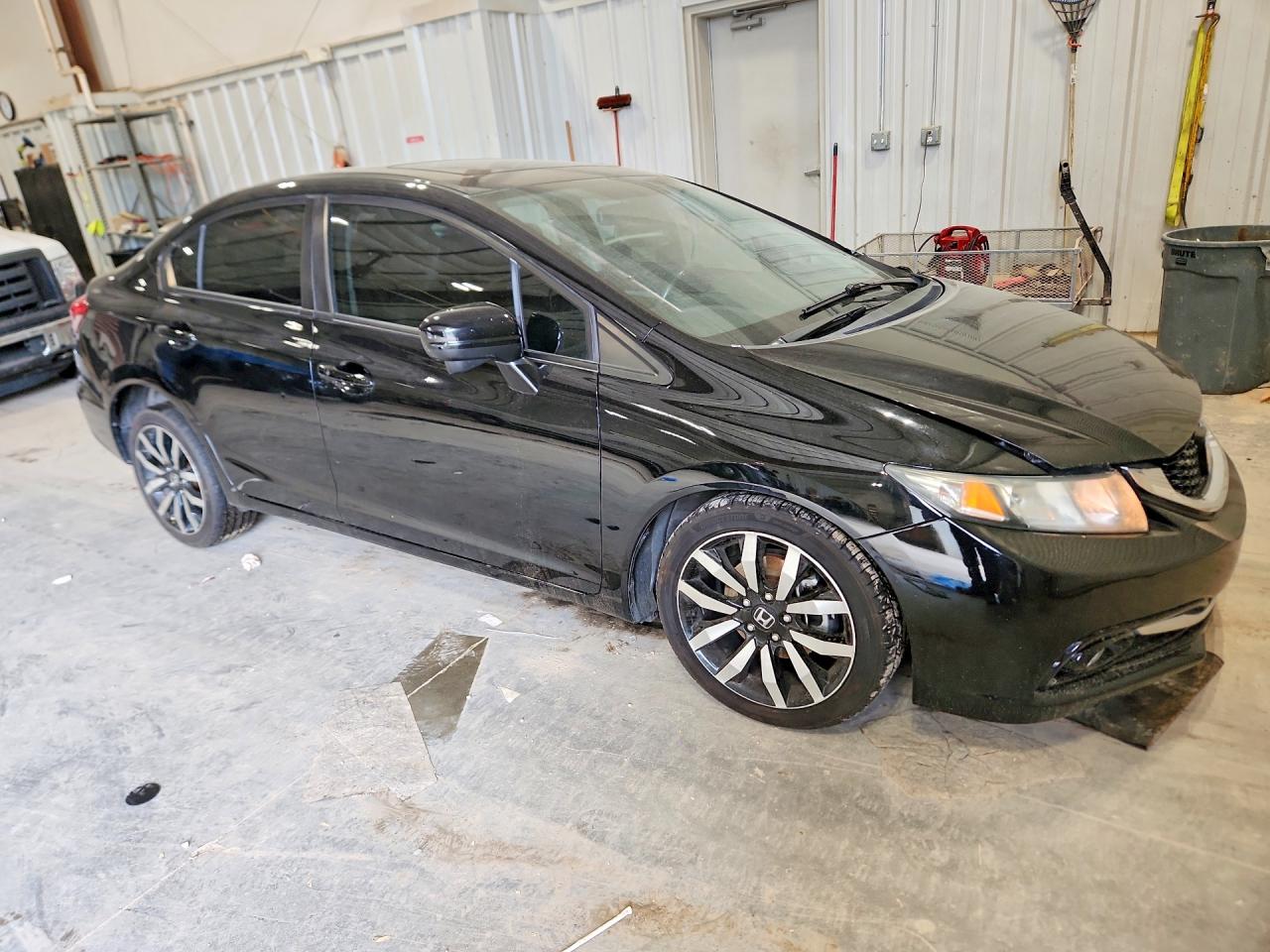 2014 Honda Civic Black vin: 19XFB2F91EE075293
