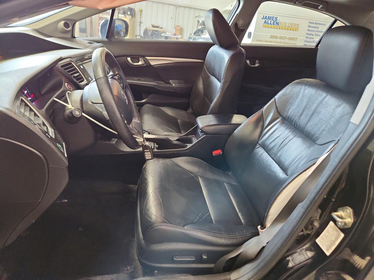 2014 Honda Civic Black vin: 19XFB2F91EE075293