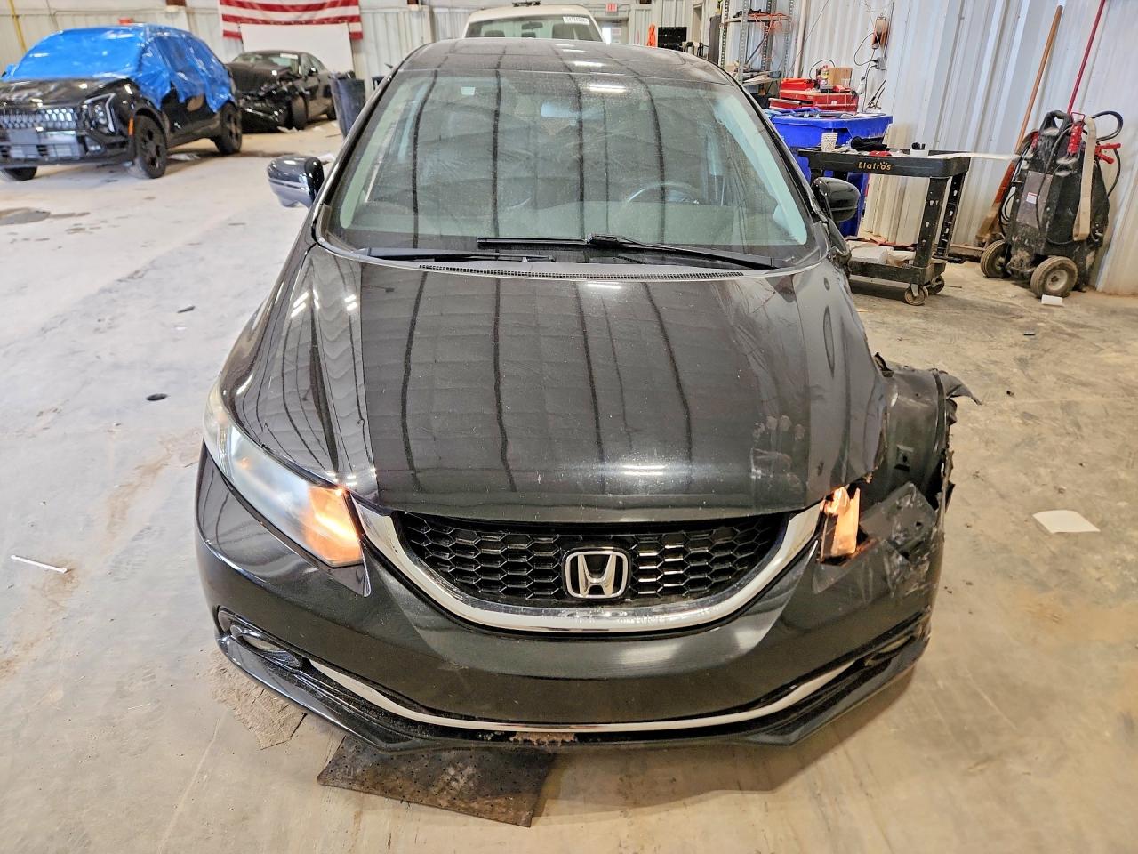 2014 Honda Civic Black vin: 19XFB2F91EE075293