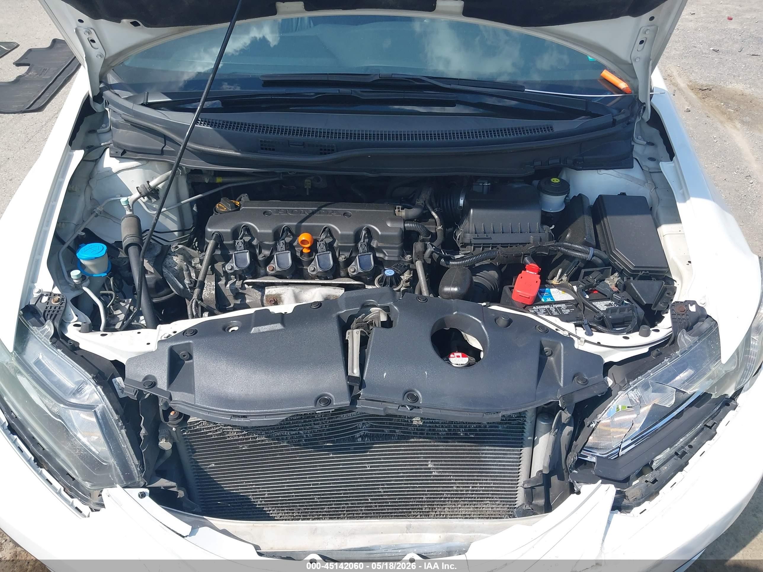 2014 Honda Civic Ex-l White vin: 19XFB2F91EE216041