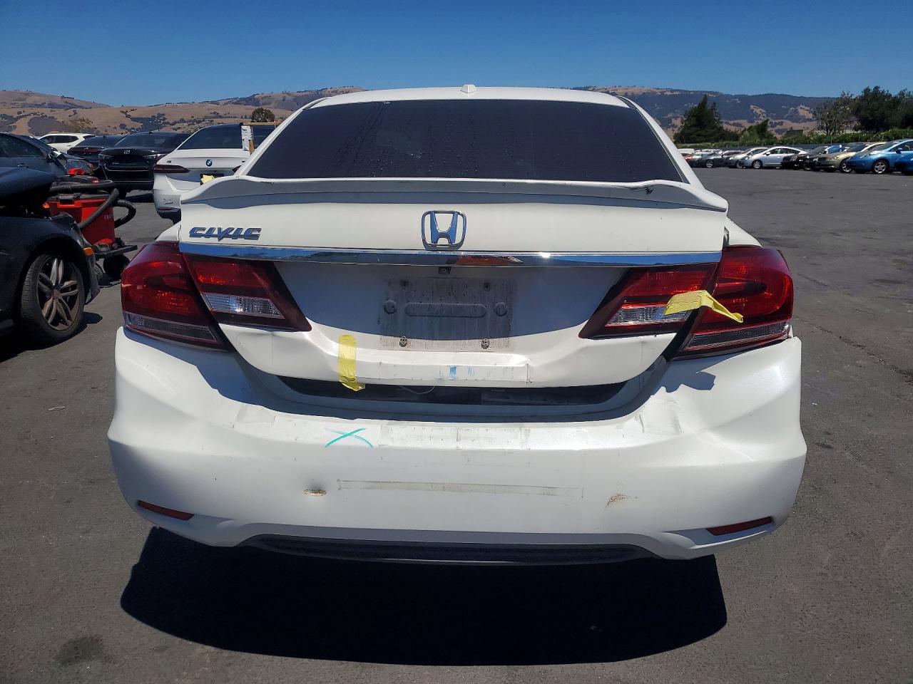 2014 Honda Civic Exl White vin: 19XFB2F91EE240193