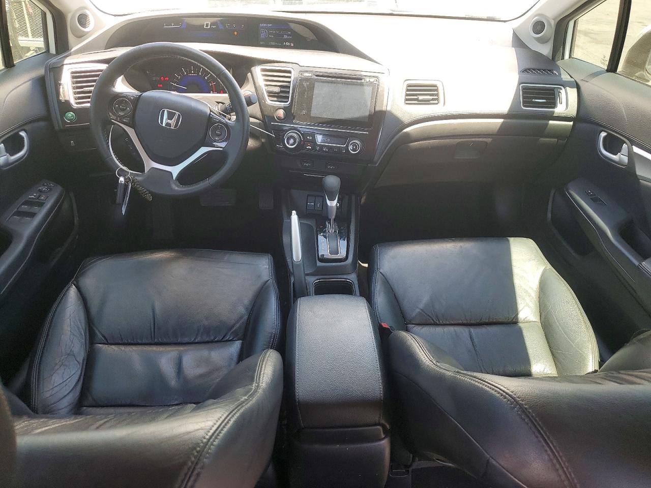 2014 Honda Civic Exl White vin: 19XFB2F91EE240193