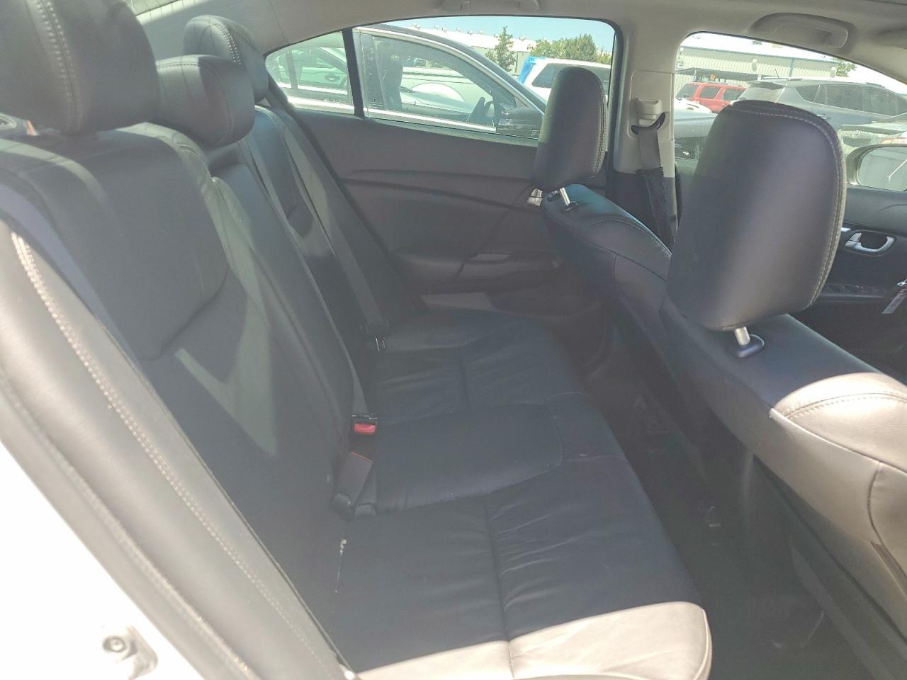 2014 Honda Civic Exl White vin: 19XFB2F91EE240193