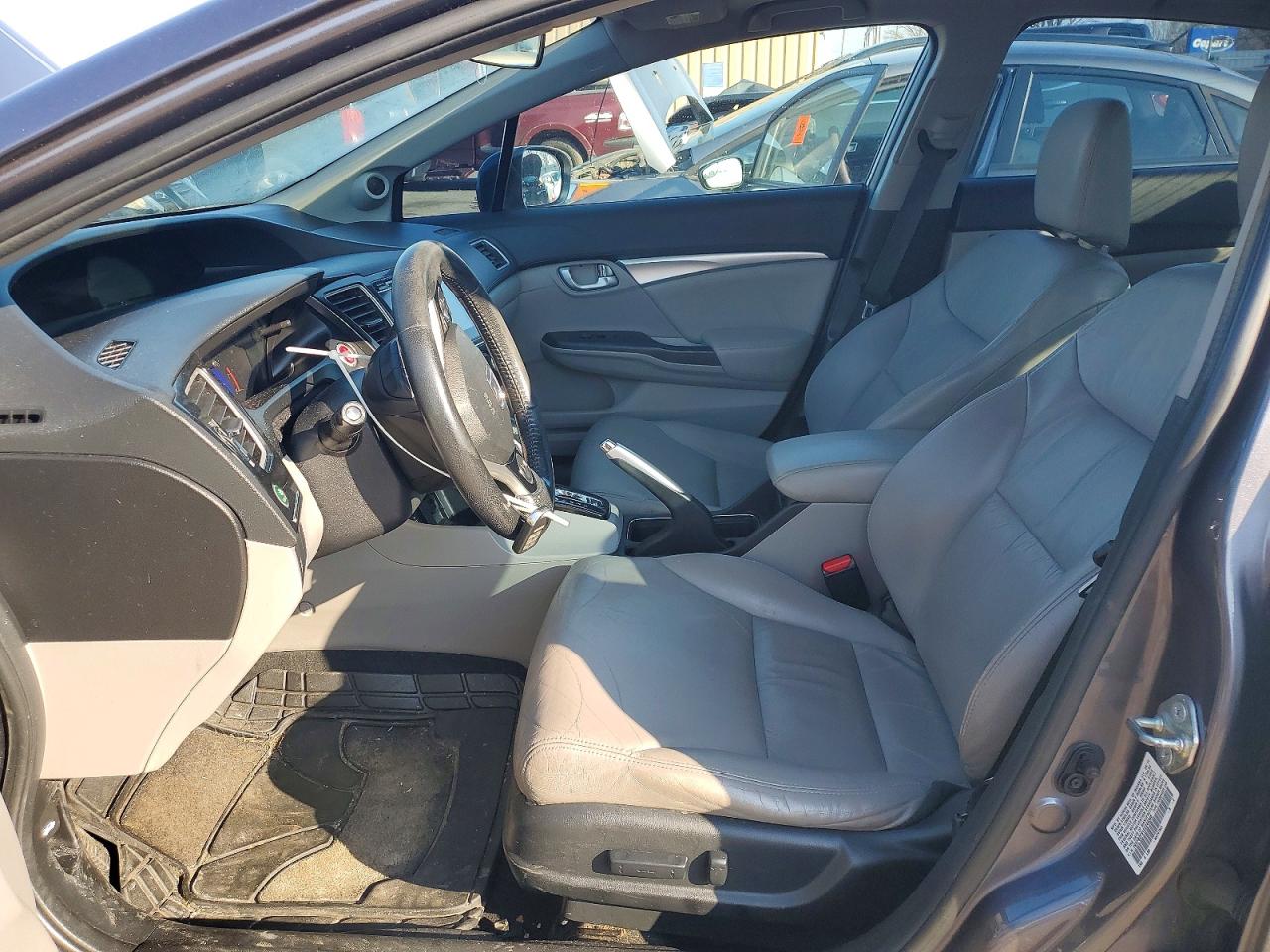 2014 Honda Civic Exl Gray vin: 19XFB2F91EE249346