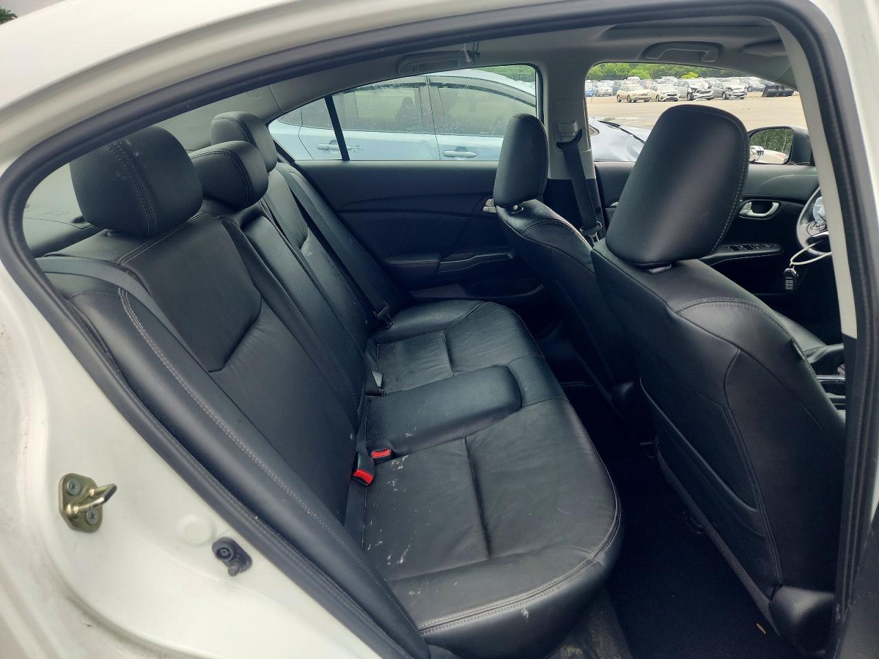2014 Honda Civic Exl White vin: 19XFB2F91EE267300