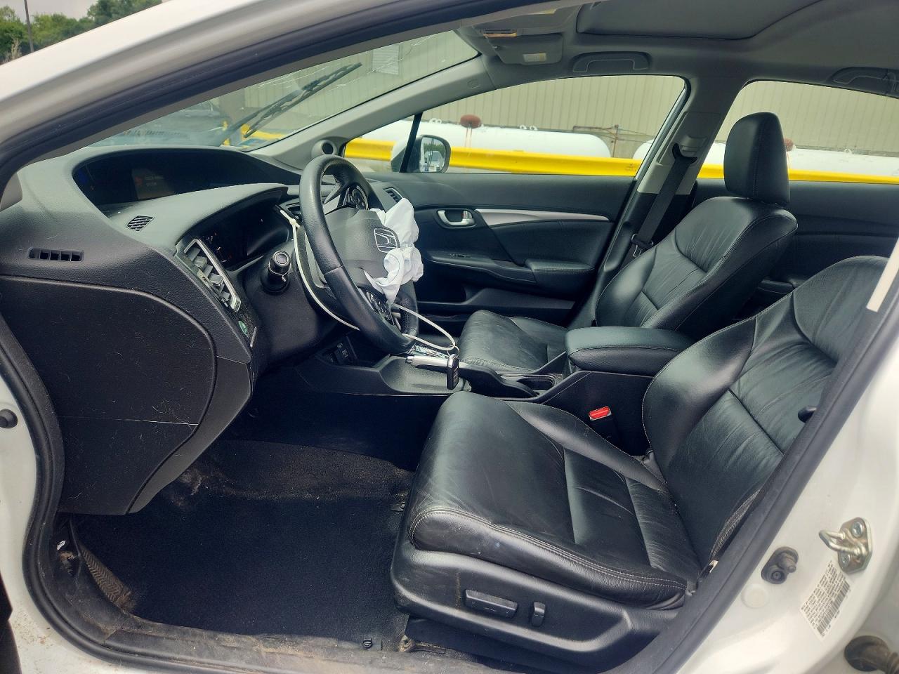 2014 Honda Civic Exl White vin: 19XFB2F91EE267300