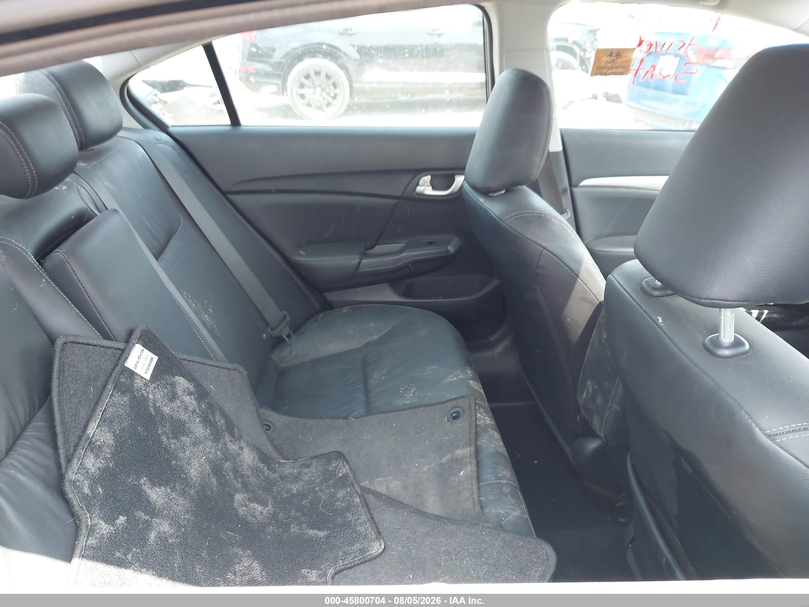 2015 Honda Civic Exl Черный vin: 19XFB2F91FE003916