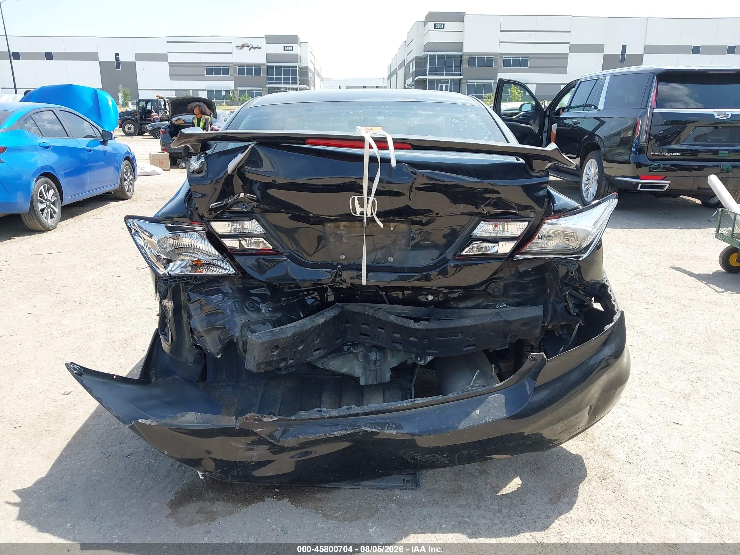 2015 Honda Civic Exl Черный vin: 19XFB2F91FE003916