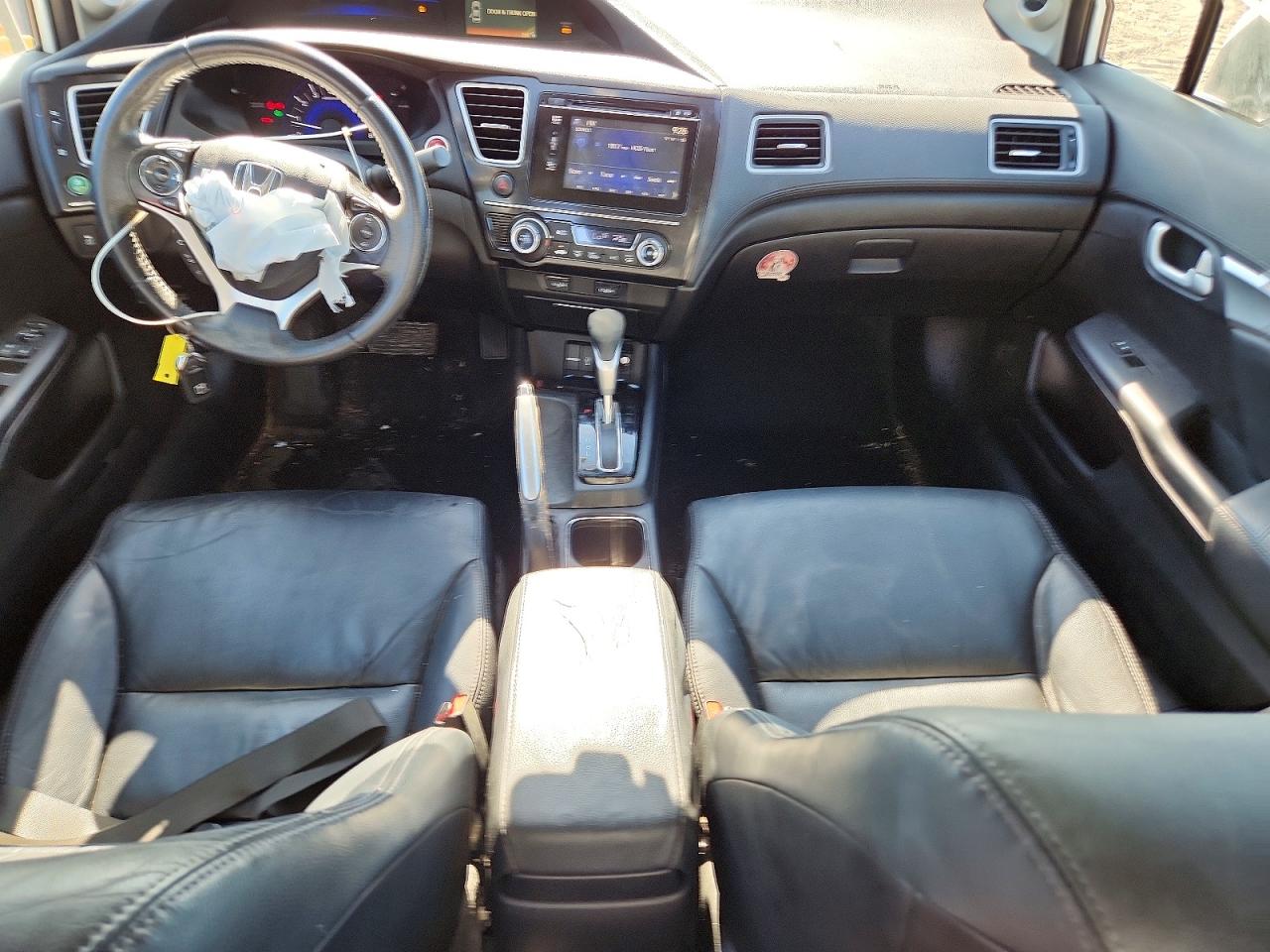 2015 Honda Civic White vin: 19XFB2F91FE013880