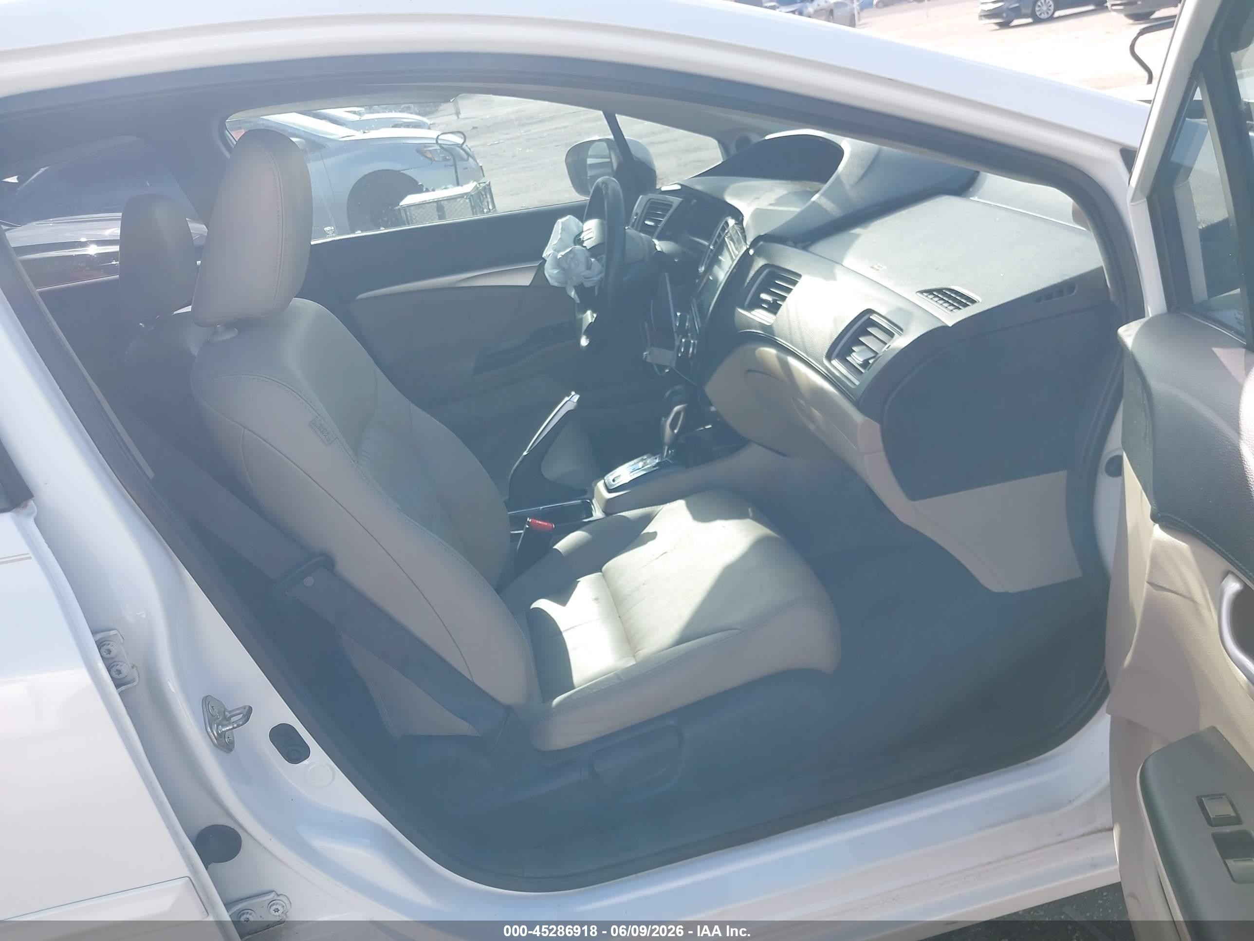 2015 Honda Civic Ex-l White vin: 19XFB2F91FE026855