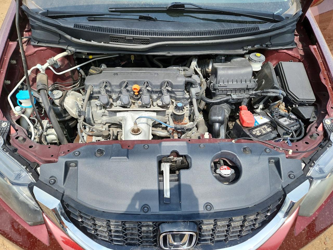 2015 Honda Civic Exl Maroon vin: 19XFB2F91FE057605