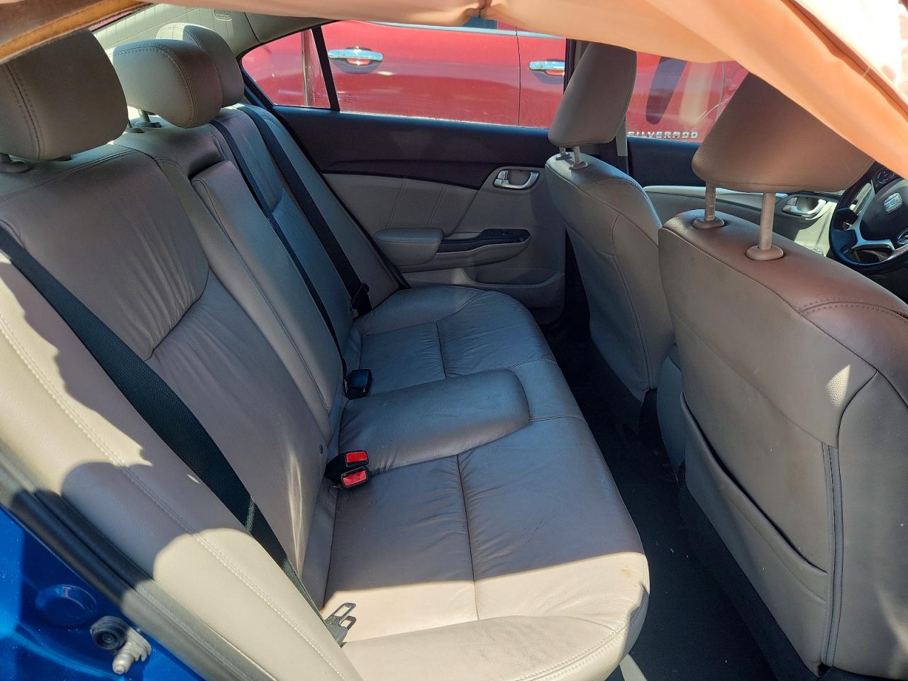 2015 Honda Civic Exl Blue vin: 19XFB2F91FE064327