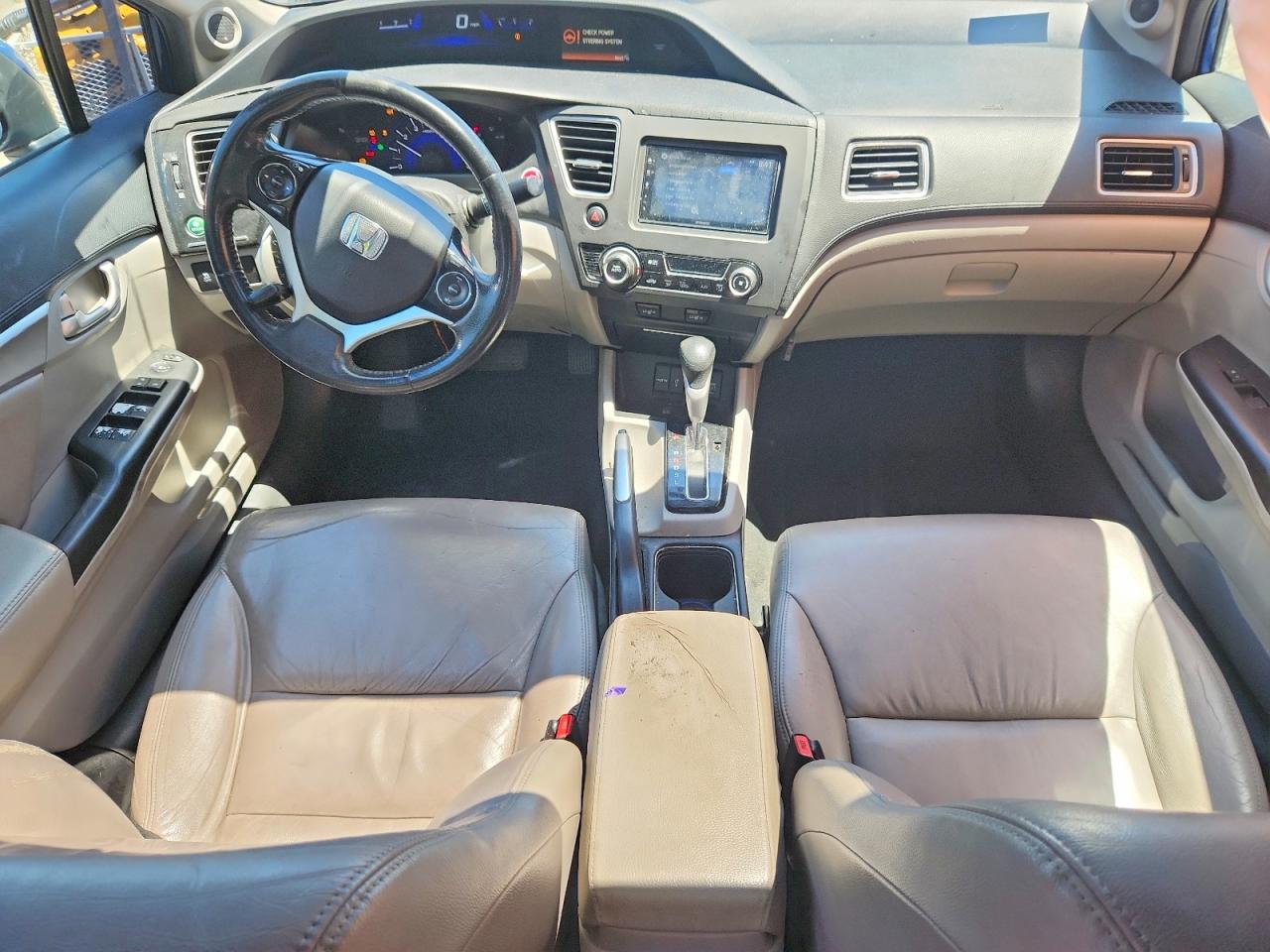 2015 Honda Civic Exl Blue vin: 19XFB2F91FE064327