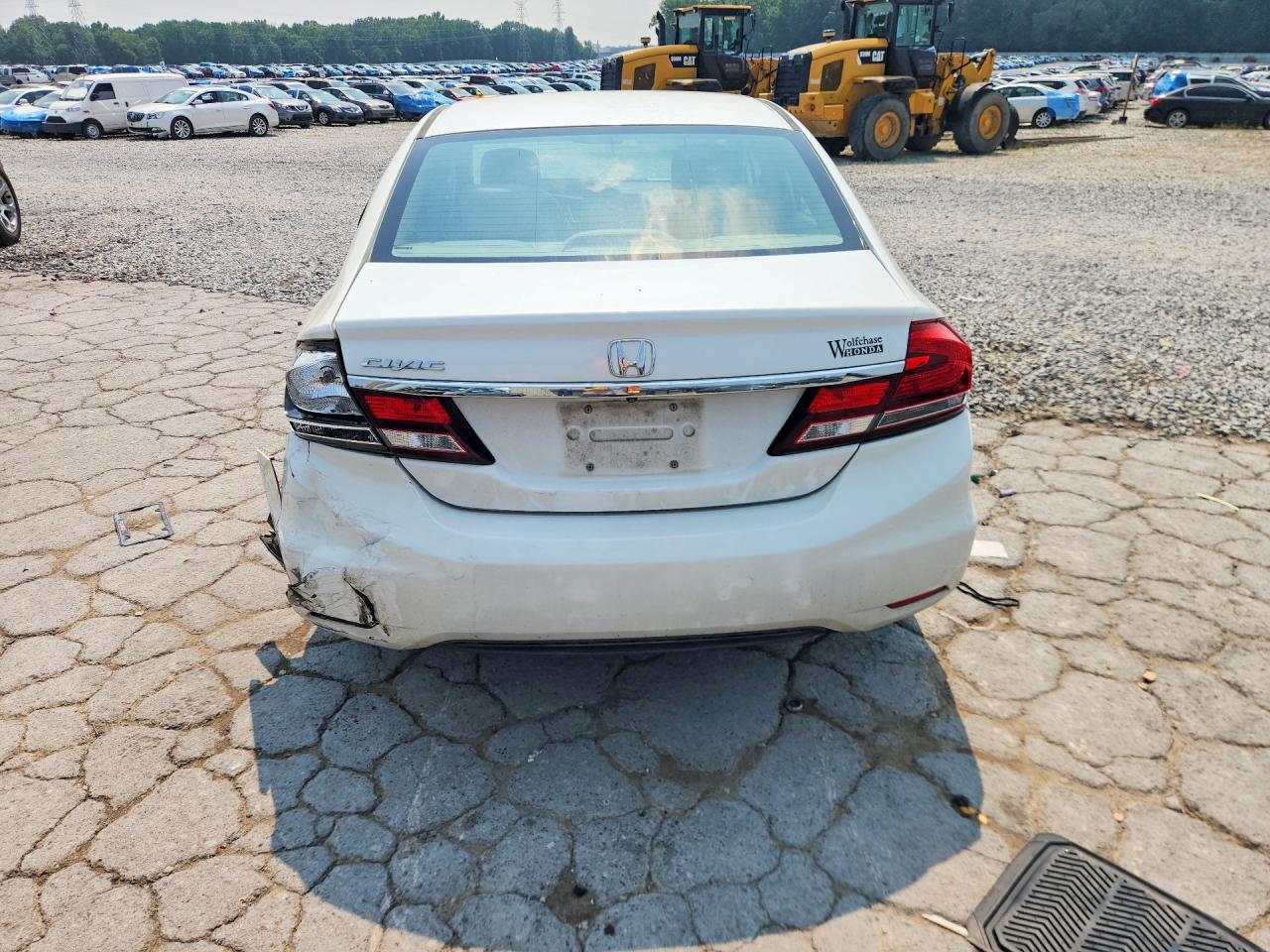 2015 Honda Civic Exl White vin: 19XFB2F91FE068071
