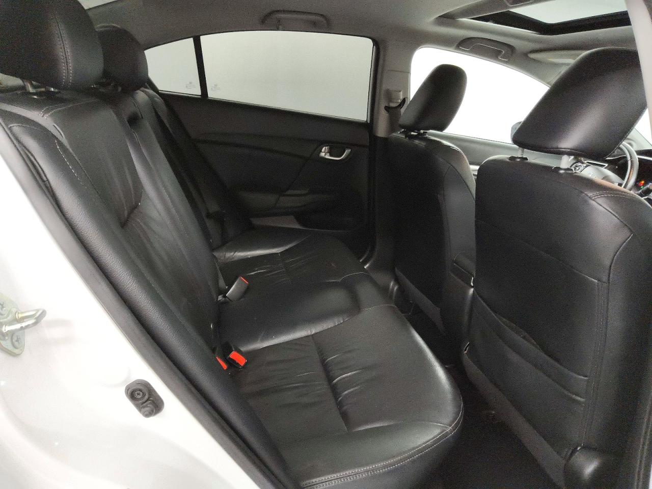 2015 Honda Civic Exl White vin: 19XFB2F91FE268481