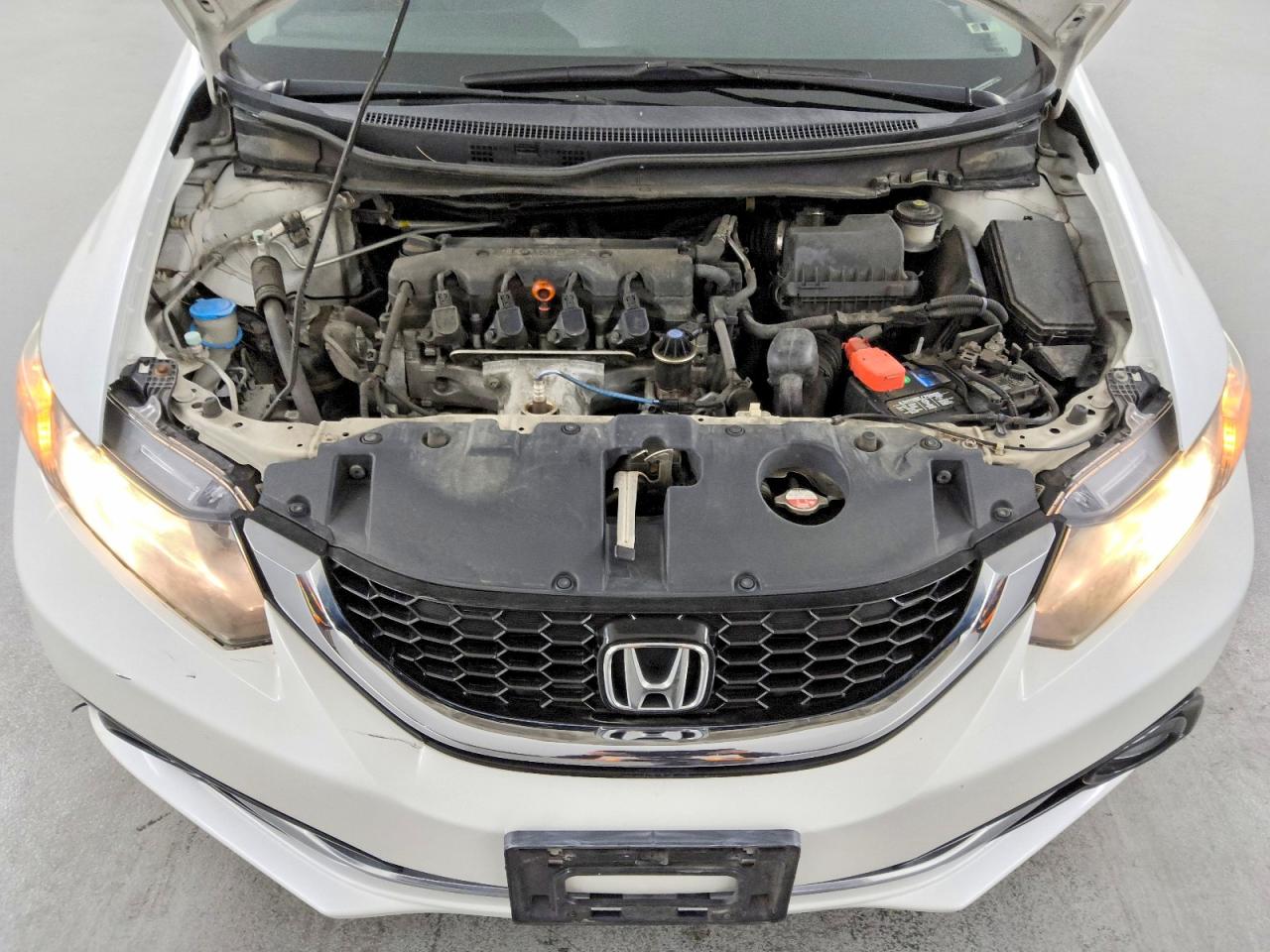 2015 Honda Civic Exl White vin: 19XFB2F91FE268481